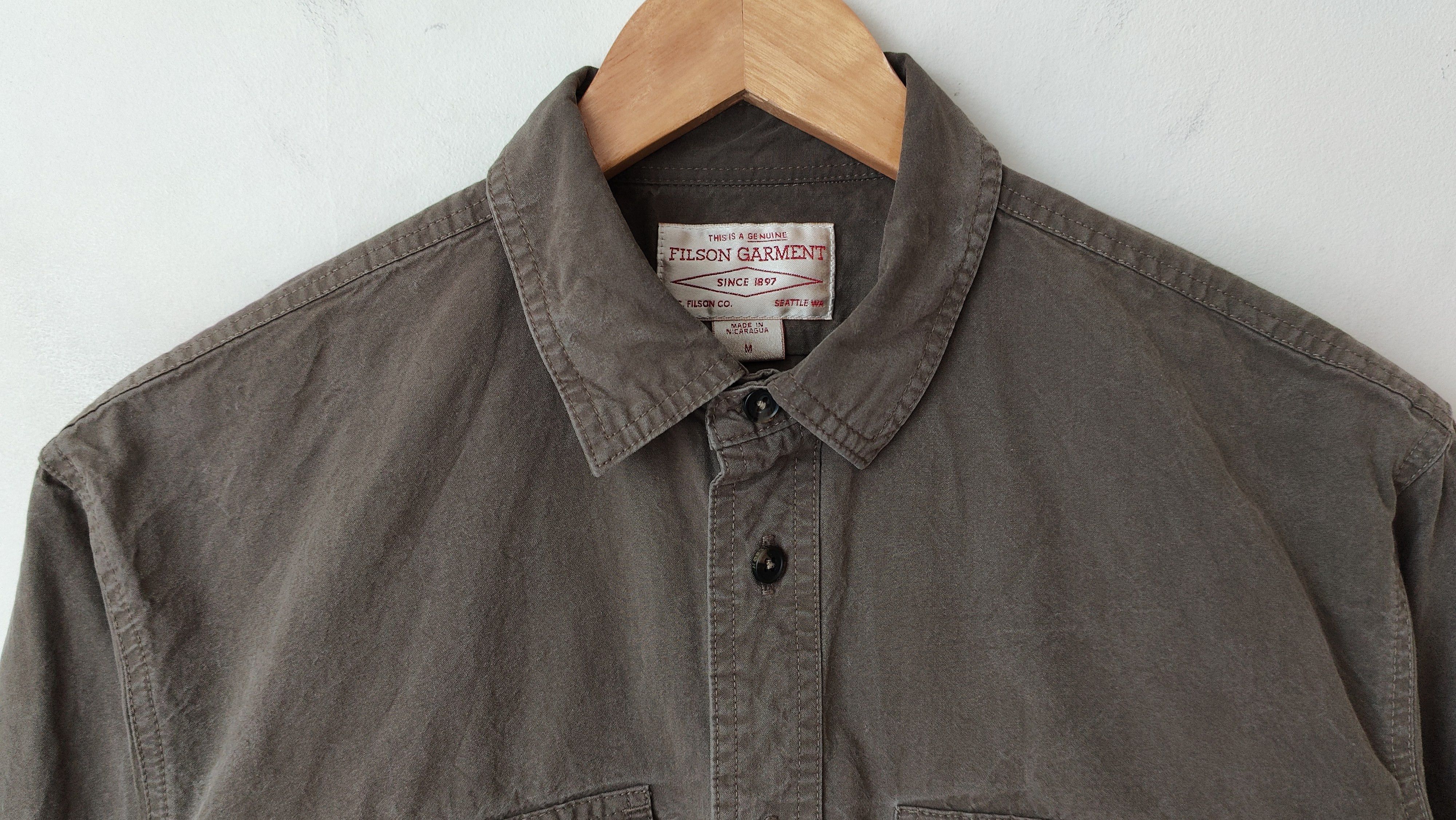 Filson Filson Garment Alaskan Heavy Shirt Overshirt Vintage Size US M / EU 48-50 / 2 - 2 Thumbnail