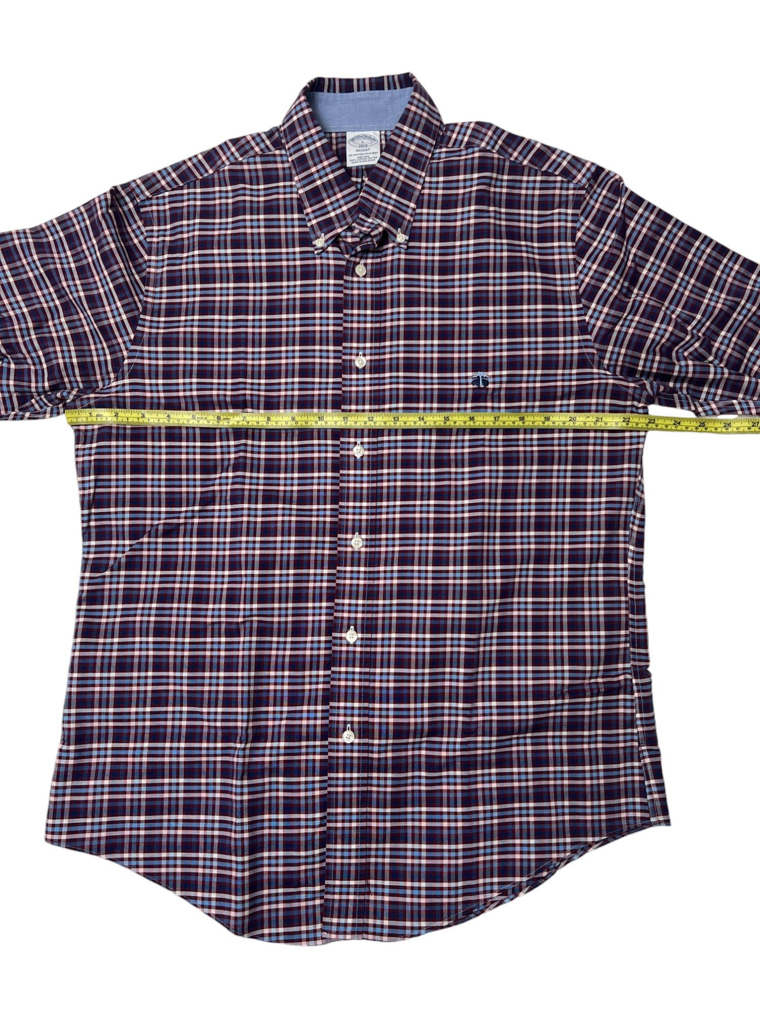 Brooks Brothers Brooks Brothers Shirt Men's L Regent Button Down Plaid Size US L / EU 52-54 / 3 - 13 Thumbnail