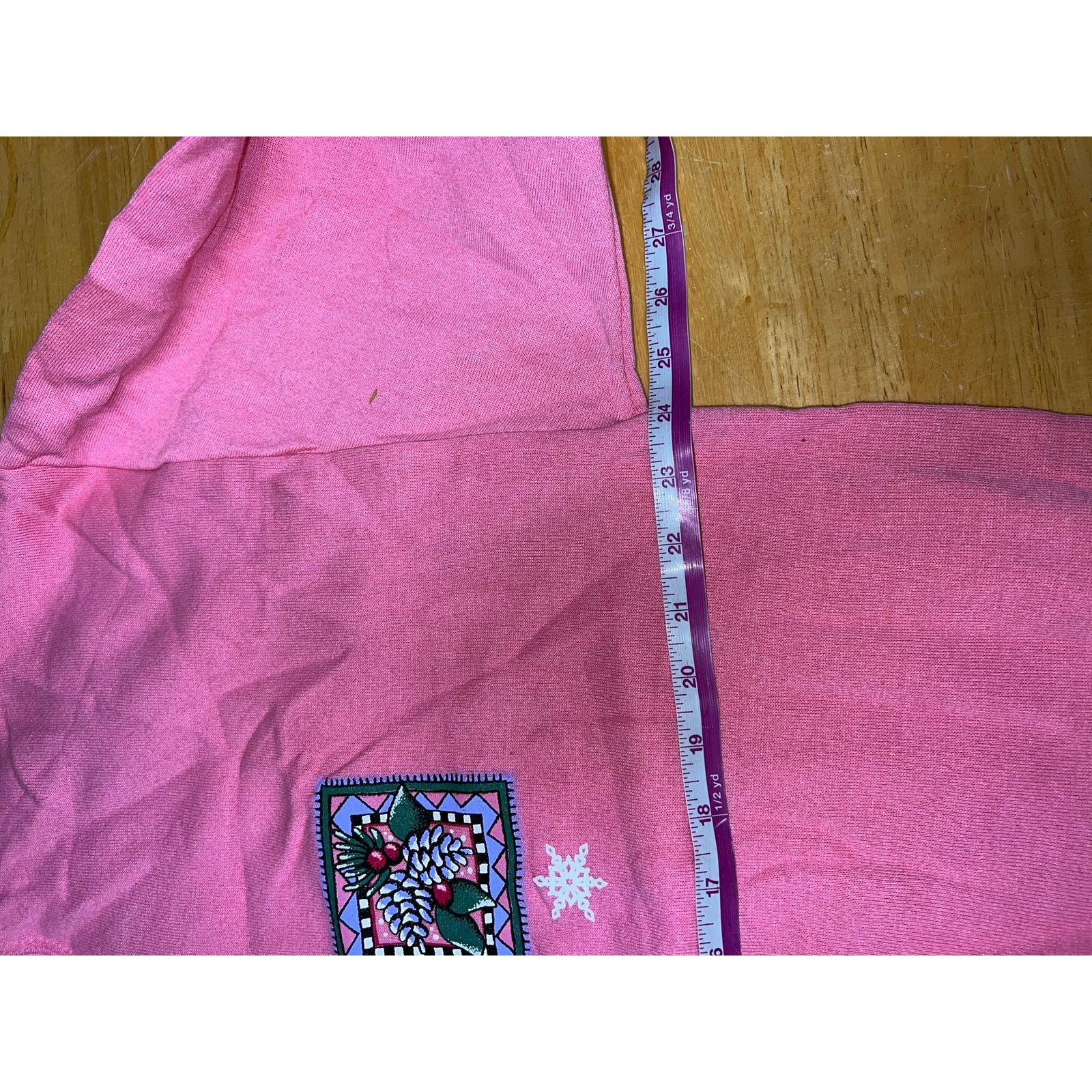 Vintage Vintage Utah Sweatshirt Winter Pink Crewneck Jerzees 90s XL Size US XL / EU 56 / 4 - 10 Thumbnail