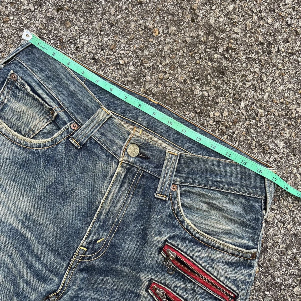 Levi's Flare Jeans Levis 708 Boot Cut Zipper Denim Distressed Punk Size US 32 / EU 48 - 8 Thumbnail