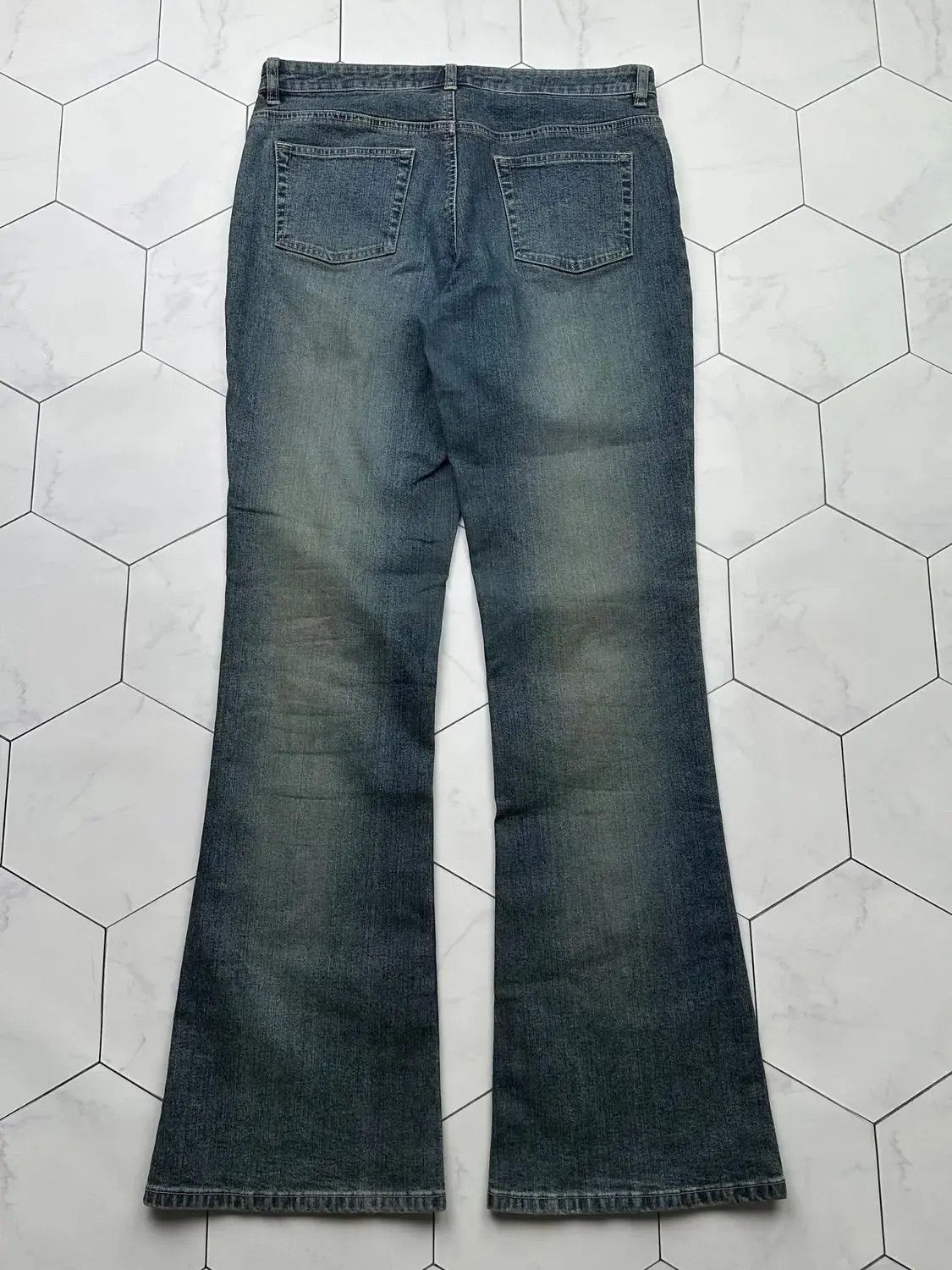 Vintage Vintage Faded Flare Jeans (B524)E2 Size US 30 / EU 46 - 4 Thumbnail