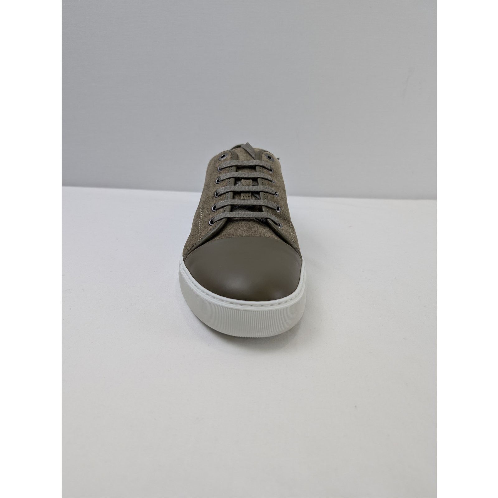 Lanvin o1rshd1 DBB1 Sneakers Shoe in Brown/White Size US 11 / EU 44 - 13 Thumbnail