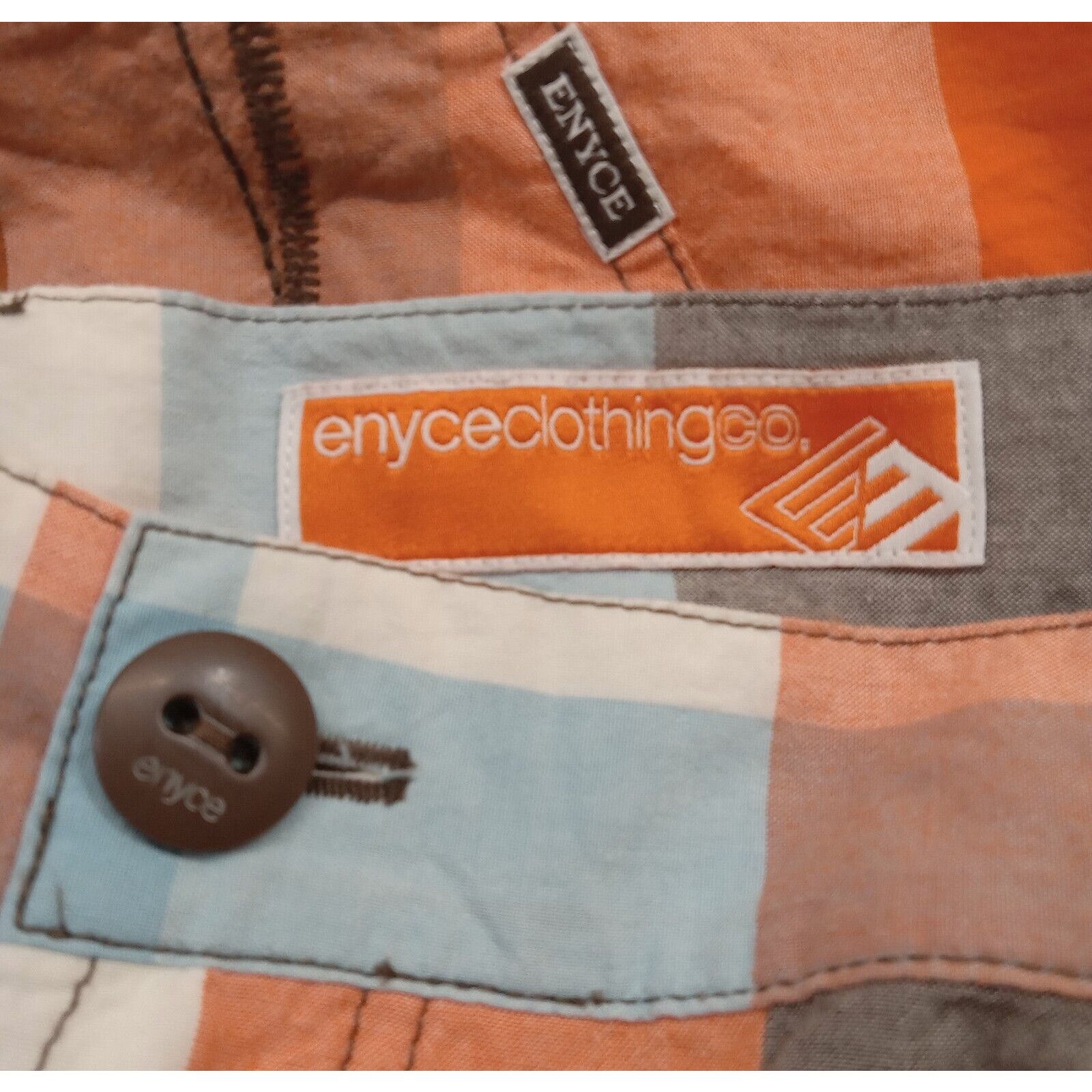 Enyce Enyce Shorts 42 Men's Bermuda Plaid High Rise Streetwear Size US 42 / EU 58 - 4 Thumbnail