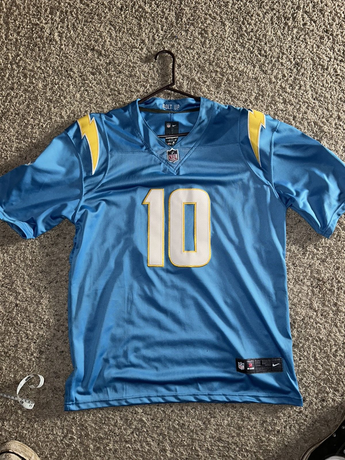 La chargers herbert jersey