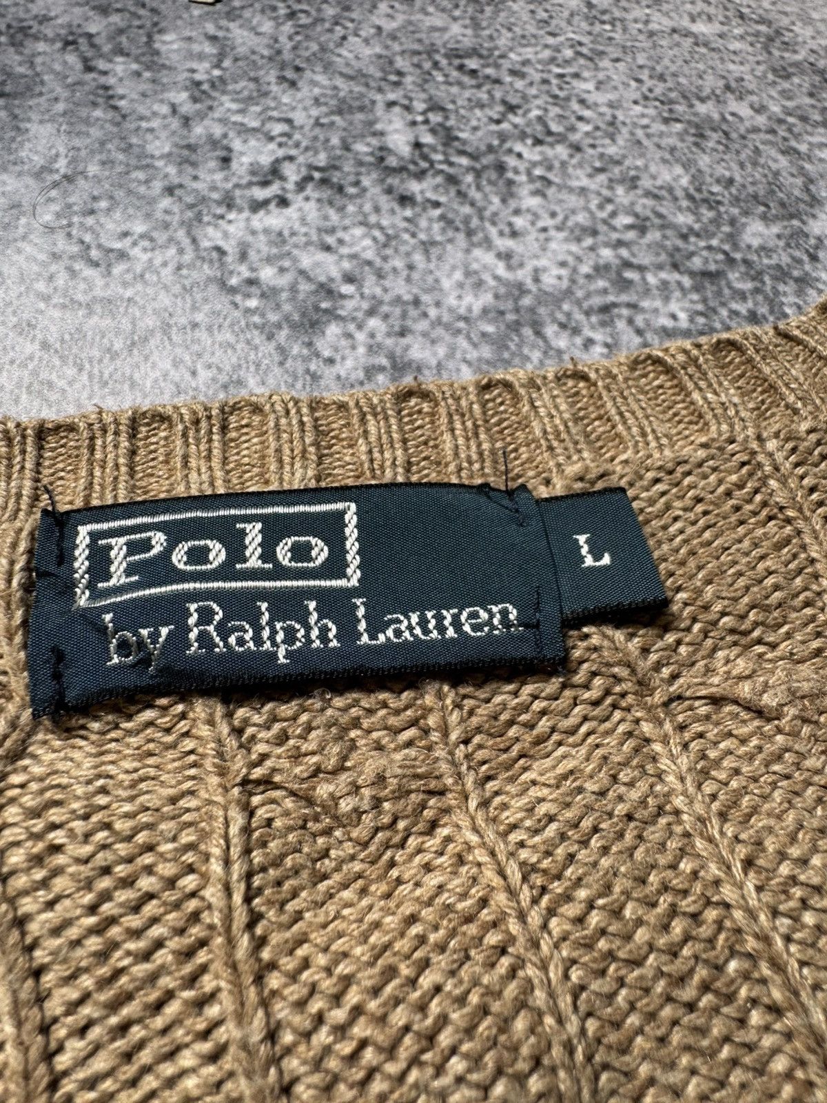 Polo Ralph Lauren Vintage 90s Polo Ralph Lauren Knit Sweater V-Neck Size US L / EU 52-54 / 3 - 5 Thumbnail
