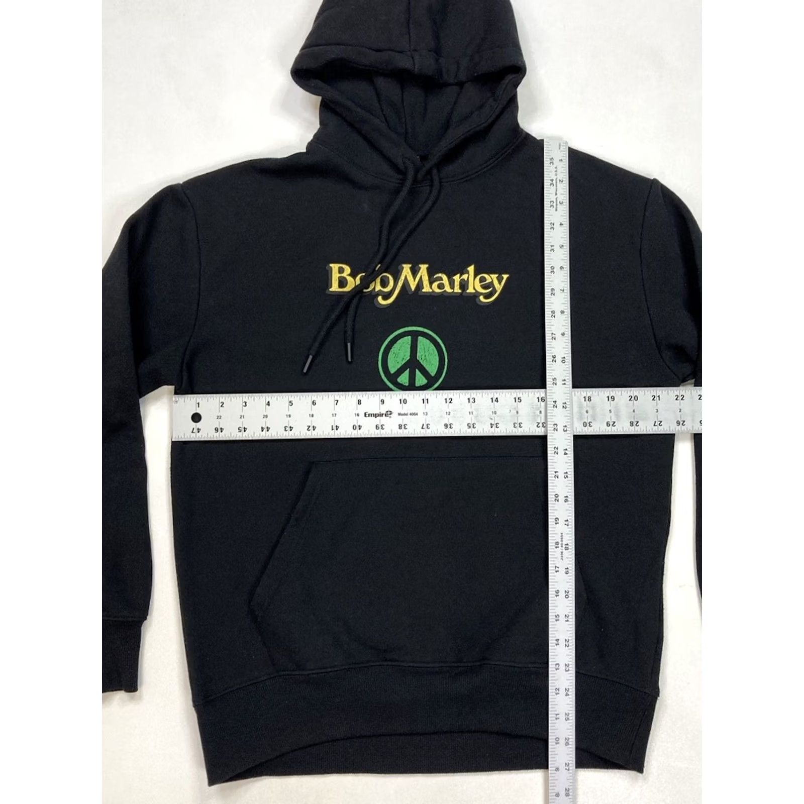 Vintage VINTAGE Pull&Bear Boy Marley Peace Soccer Graphic Pullover Hoodie Women Medium Black Size M / US 6-8 / IT 42-44 - 6 Thumbnail