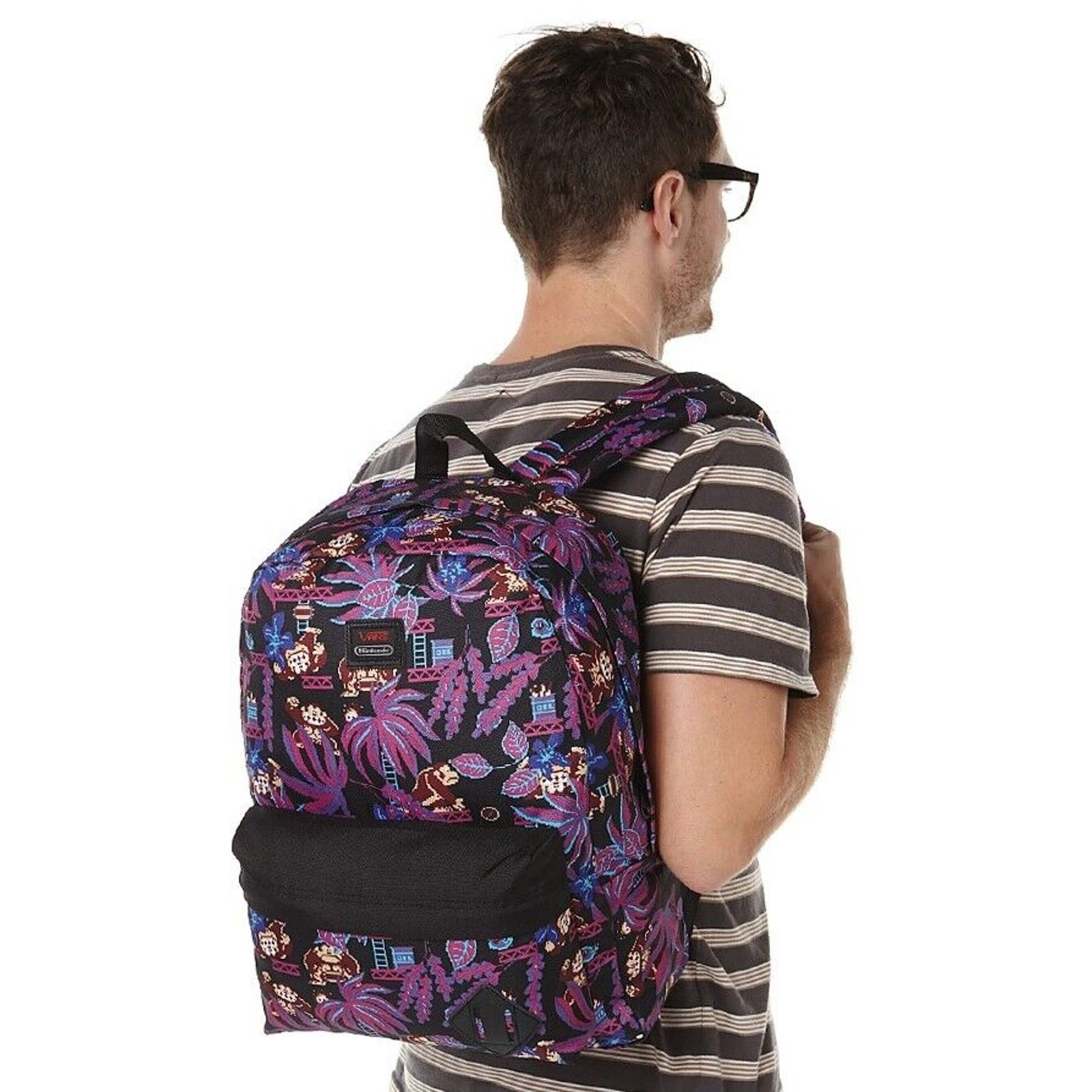 Vans Vans Men's Old Skool II Nintendo Donkey Kong Backpack Bag Size ONE SIZE - 6 Thumbnail