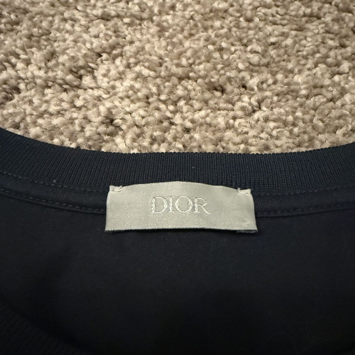 Dior Navy blue christian dior homme diamond logo CD t-shirt tee t Size US XXL / EU 58 / 5 - 8 Thumbnail