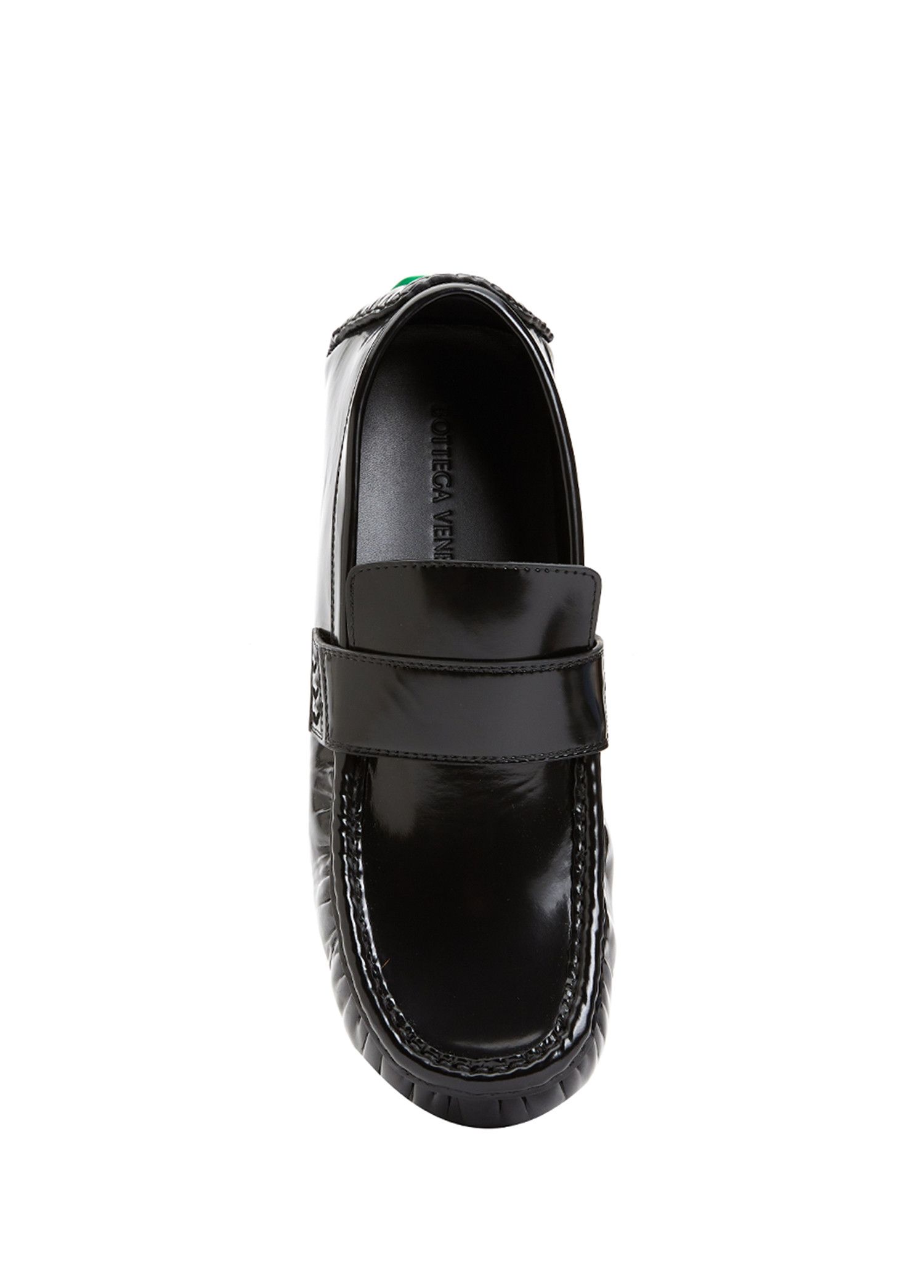 Bottega Veneta o1bcso1str0824 Ride Driver Loafer in Black/Green Size US 6 / EU 39 - 5 Thumbnail