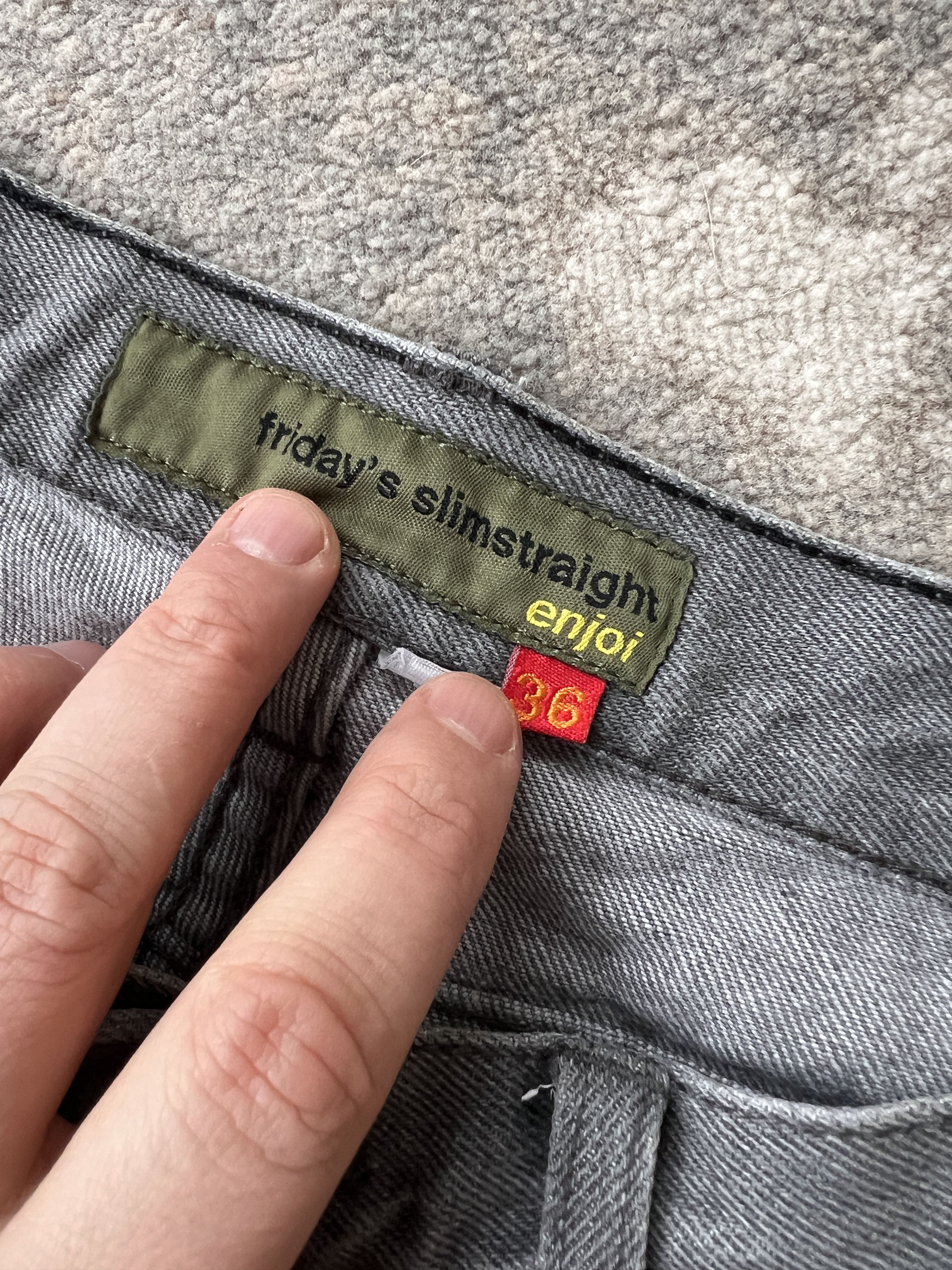 Enjoi Enjoi Friday's Slimstraight Denim Pants Size US 36 / EU 52 - 7 Thumbnail