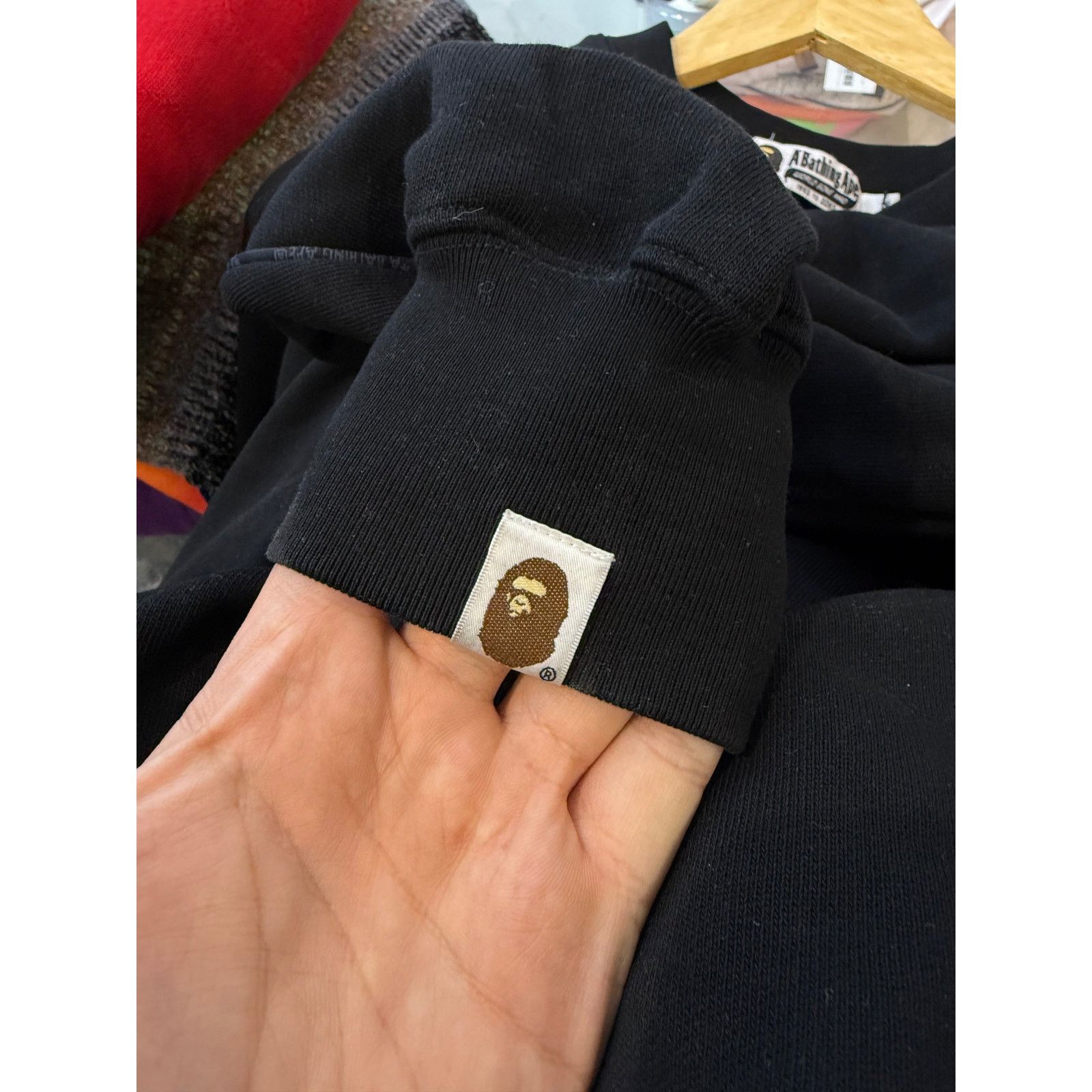Bape BAPE Metal Bape Head Crewneck Black Used Medium Size M / US 6-8 / IT 42-44 - 3 Thumbnail