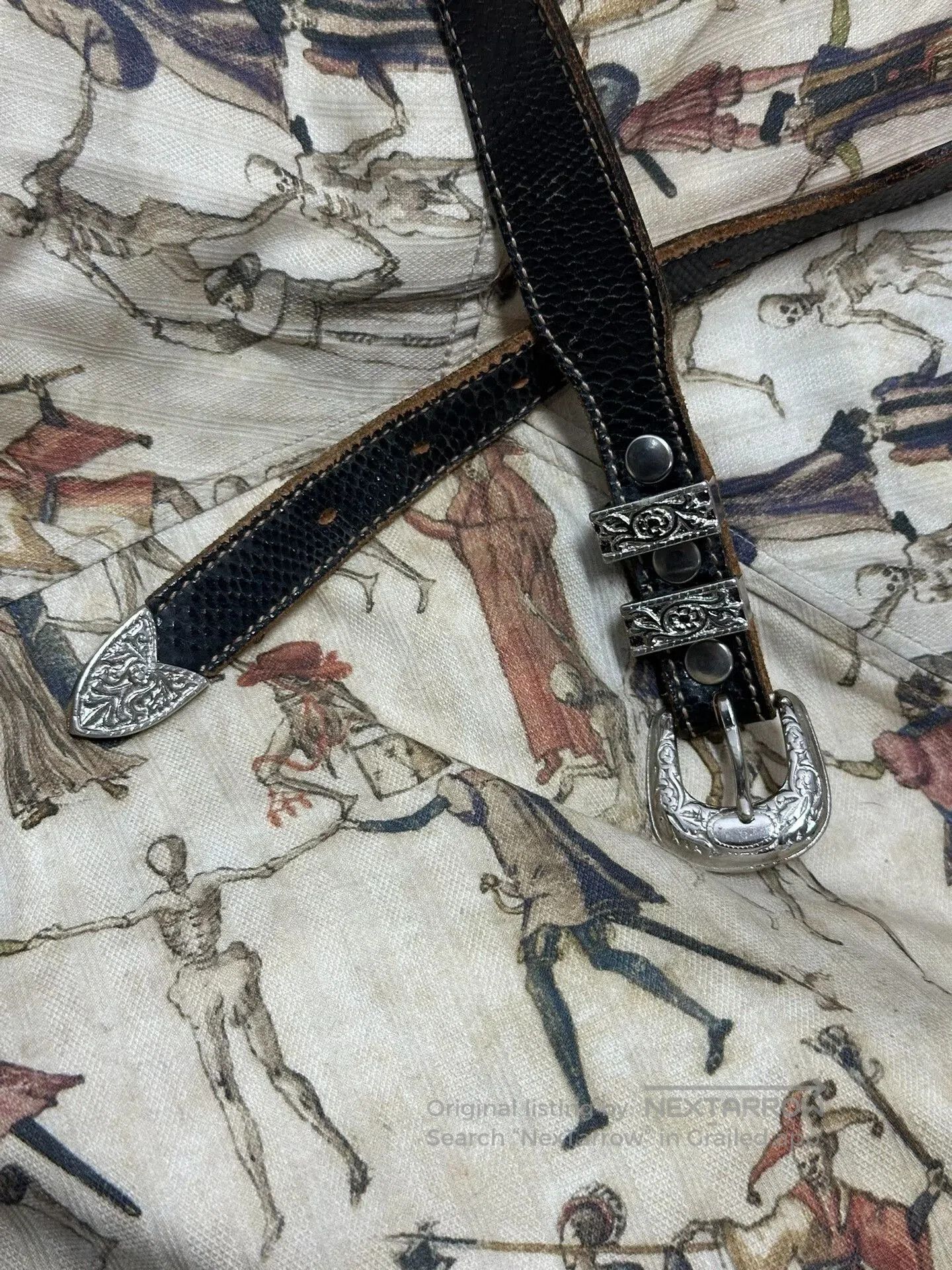 Comme des Garcons Comme des Garcons Decorative Leather Belt. Size ONE SIZE - 2 Thumbnail