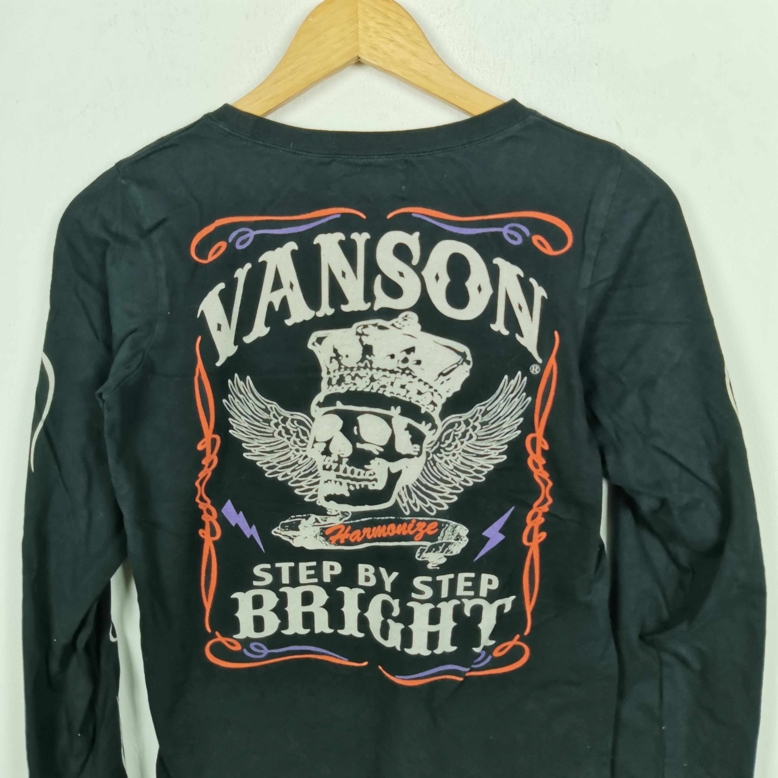 Vanson Leathers Vintage Vanson Motorcycle T-Shirt Vanson Crewneck Tees Size XS / US 0-2 / IT 36-38 - 5 Thumbnail