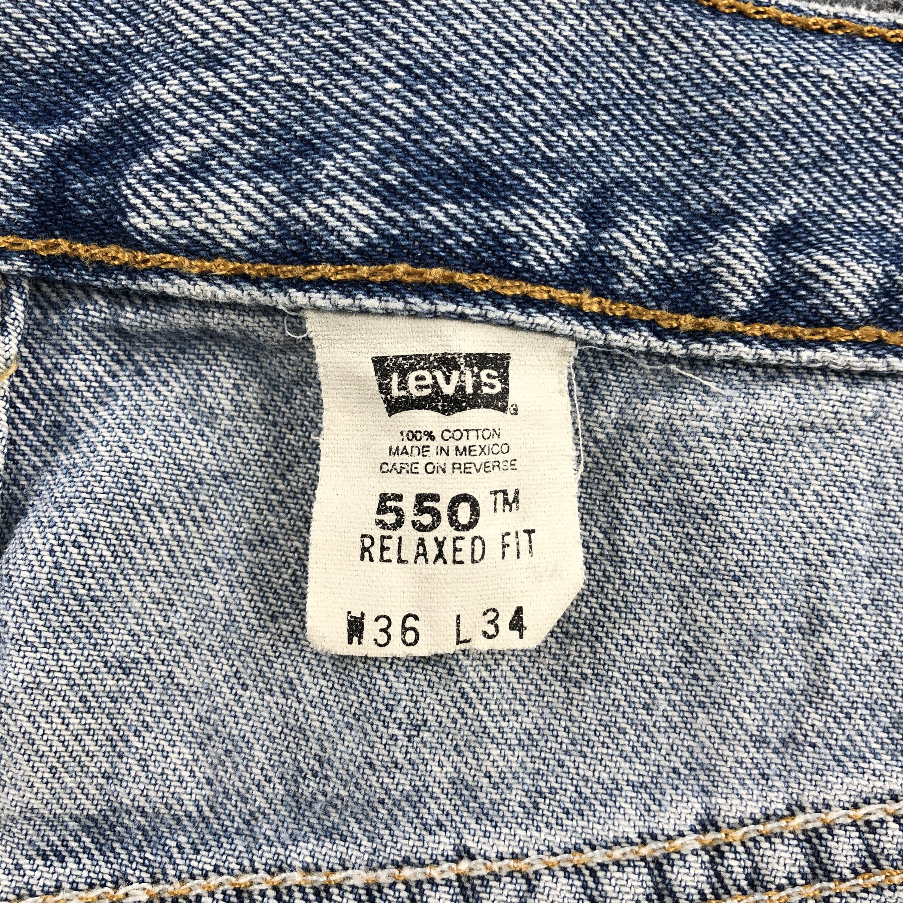 Levi's × Vintage Vintage 90s Levis 550 Jeans-JM1298 Size US 34 / EU 50 - 9 Thumbnail