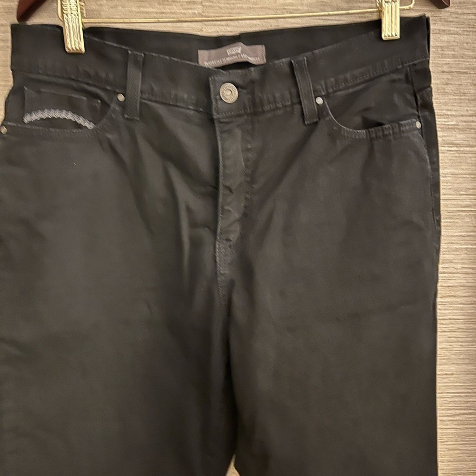Levi's Levi's 512 Perfectly Skinny Boot Cut Denim Black Jeans 12 Size 34" / US 12 / IT 48 - 4 Thumbnail