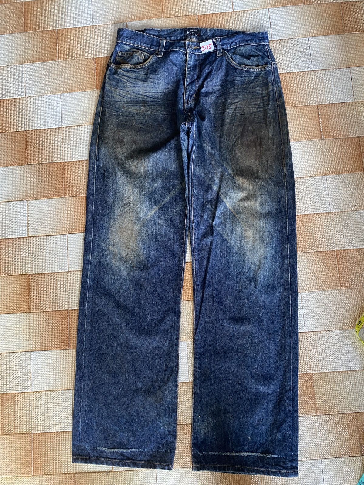 Vintage blue way straight cut denim