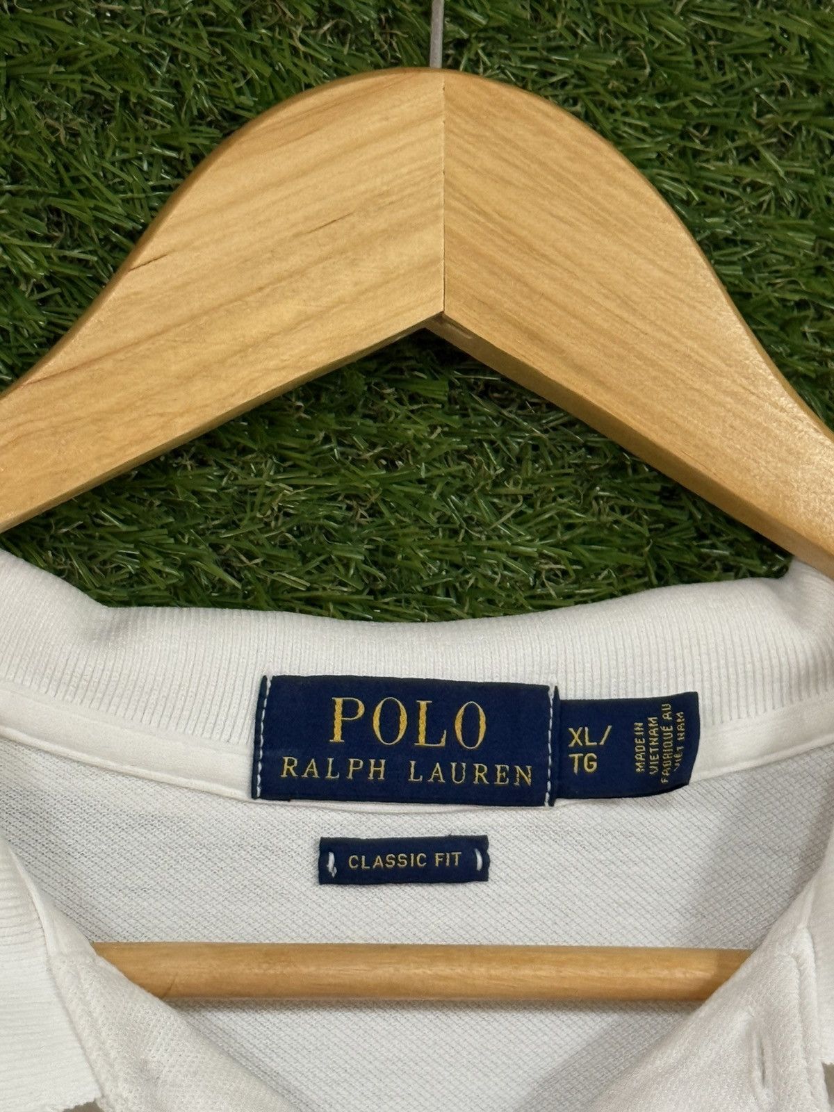 Polo Ralph Lauren Polo Ralph Lauren White Black Pony Logo Preppy Shirt XL Size US XL / EU 56 / 4 - 3 Thumbnail