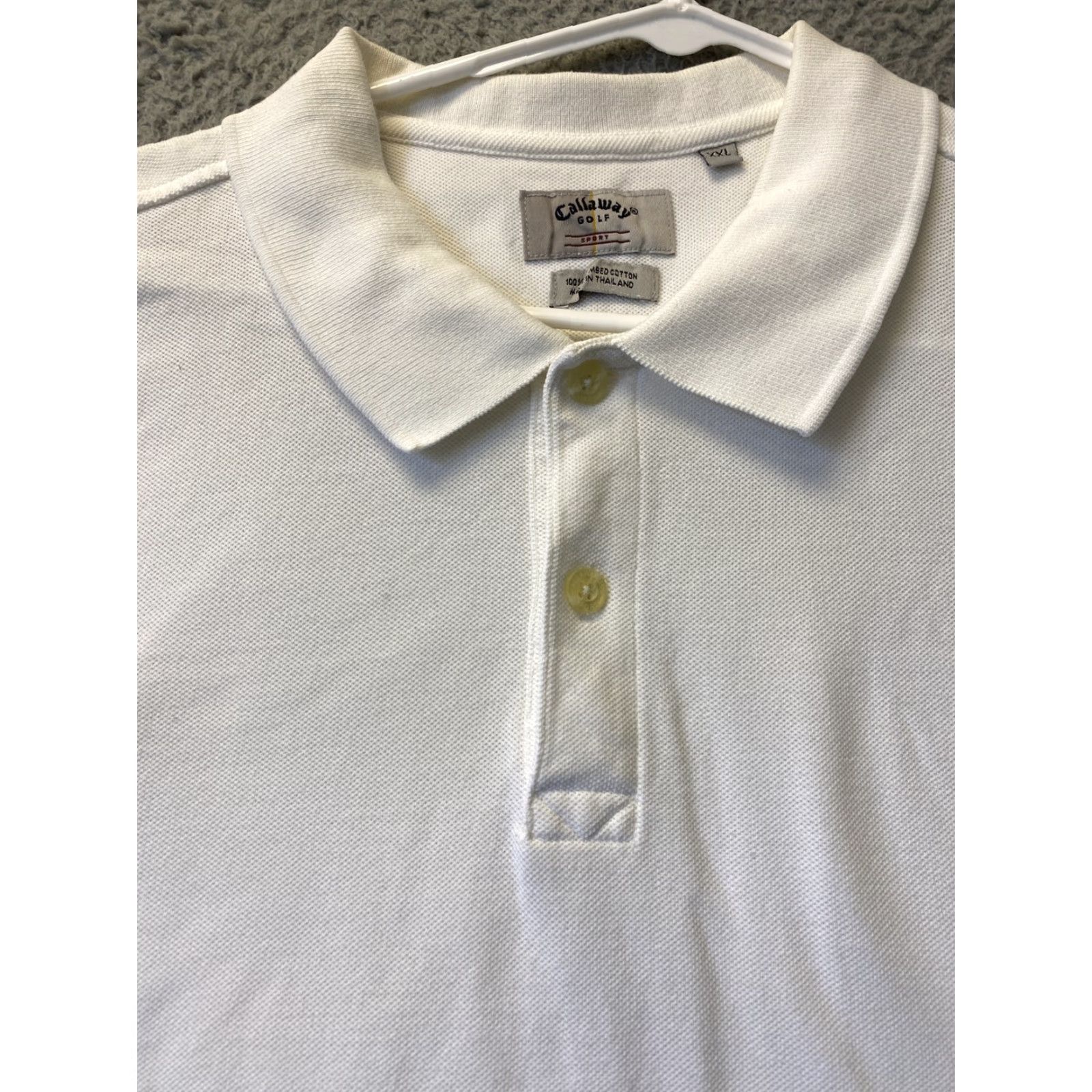 Callaway Callaway Polo Shirt Men XXL White Short Sleeve 56-49 Polo Shirt Mens XXL White Short Sleeve Size US XXL / EU 58 / 5 - 2 Thumbnail