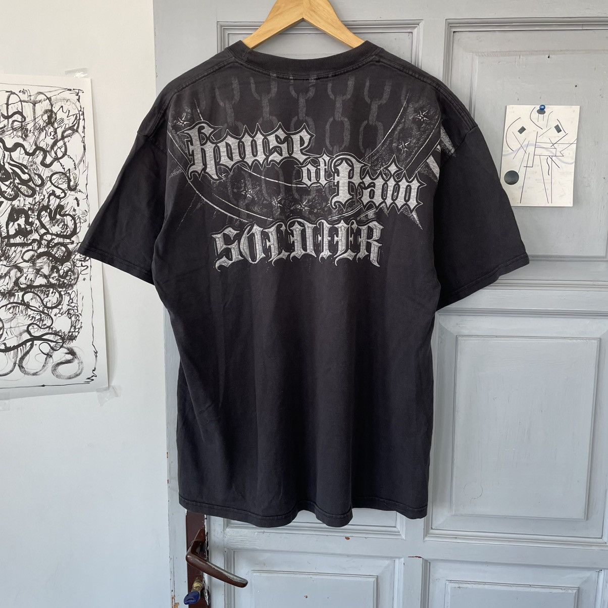 Band Tees × Vintage Vintage House Of Pain Pit Bull All Over Print T-shirt y2k Size US XL / EU 56 / 4 - 5 Thumbnail