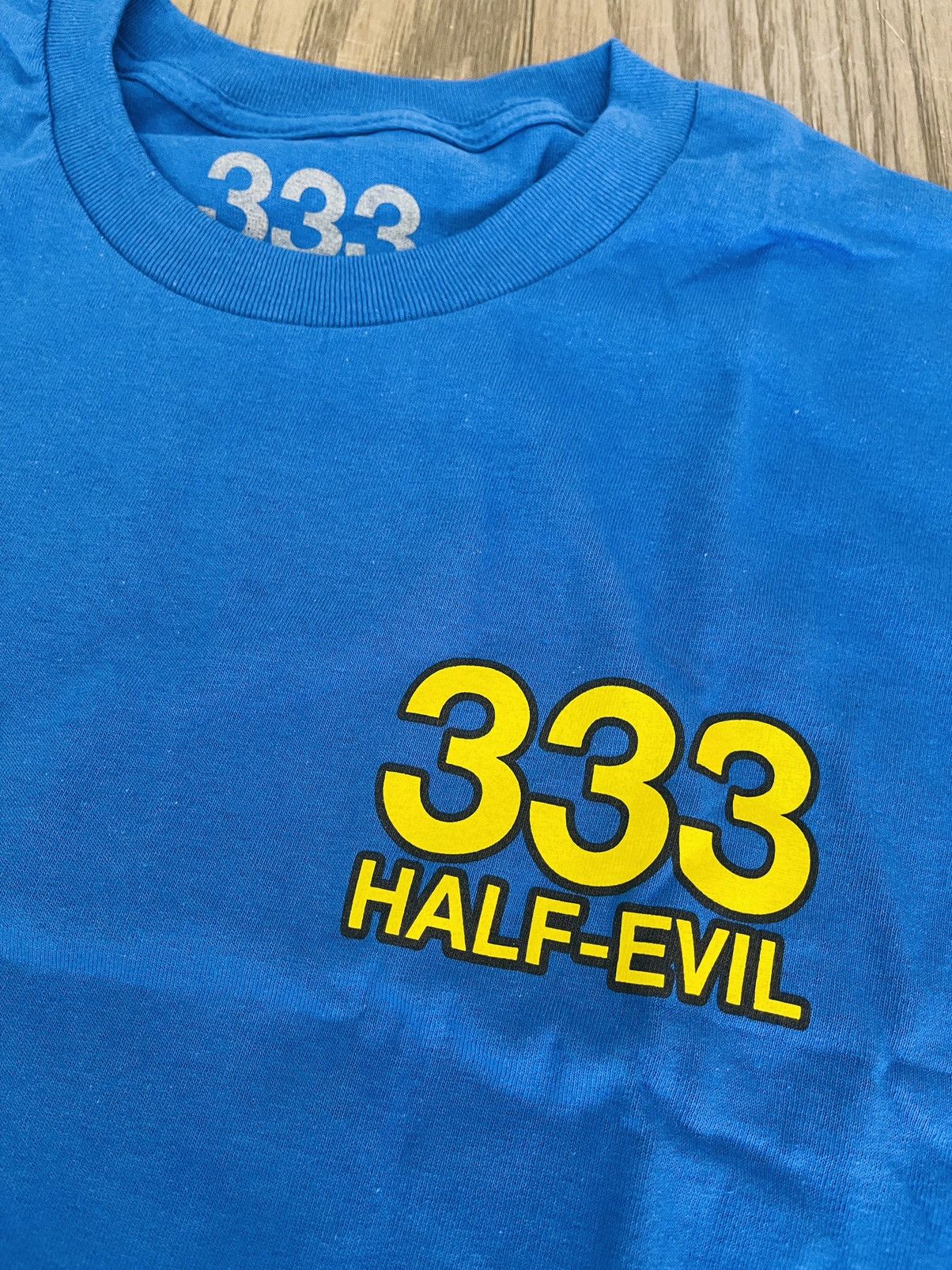 Half Evil ⚡️ Half Evil 333 Forever Logo Blue Yellow Size XL ⚡️ Size US XL / EU 56 / 4 - 4 Thumbnail