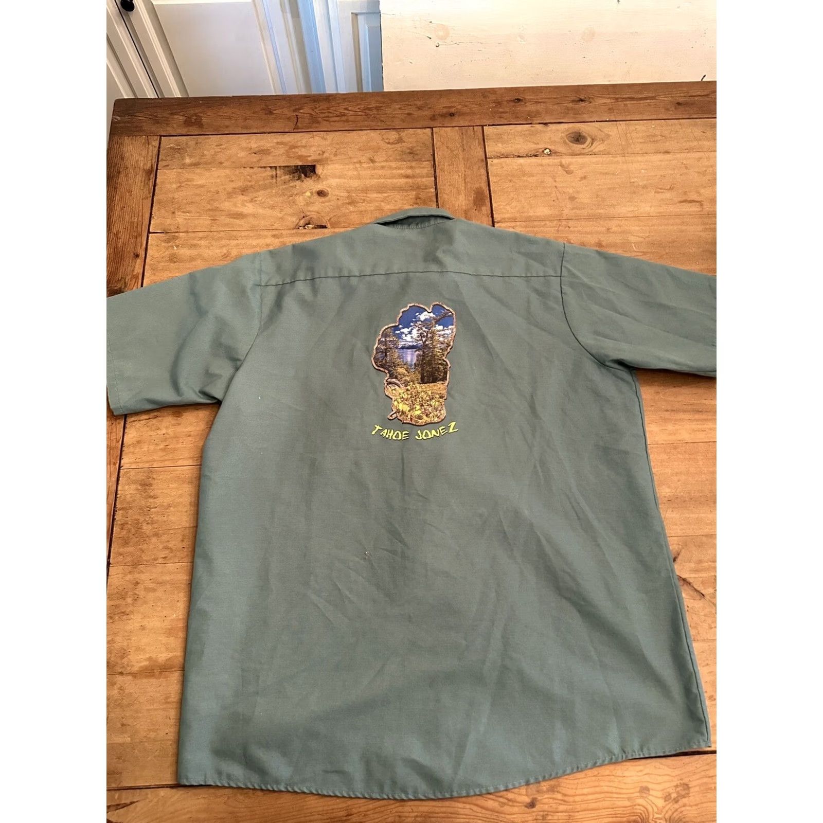 Red Kap Red Kap Button-Up Shirt Green XL Men Short Sleeve Tahoe Jonez Tahoe, Ca, Pre-owned Size US XL / EU 56 / 4 - 6 Thumbnail