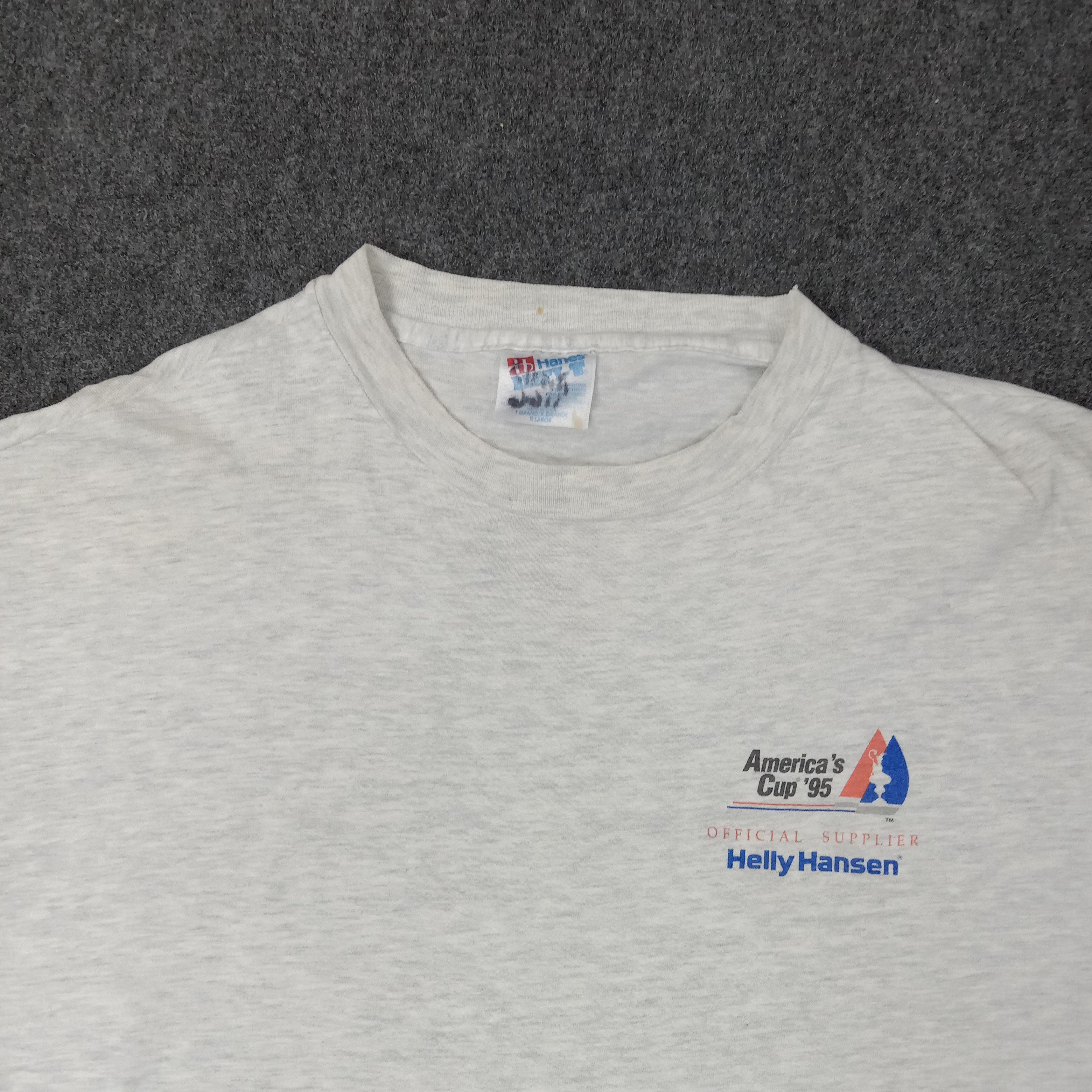 Helly Hansen Helly Hansen 1995 American Cup Promo Tshirt C223N32 Size US XL / EU 56 / 4 - 4 Thumbnail