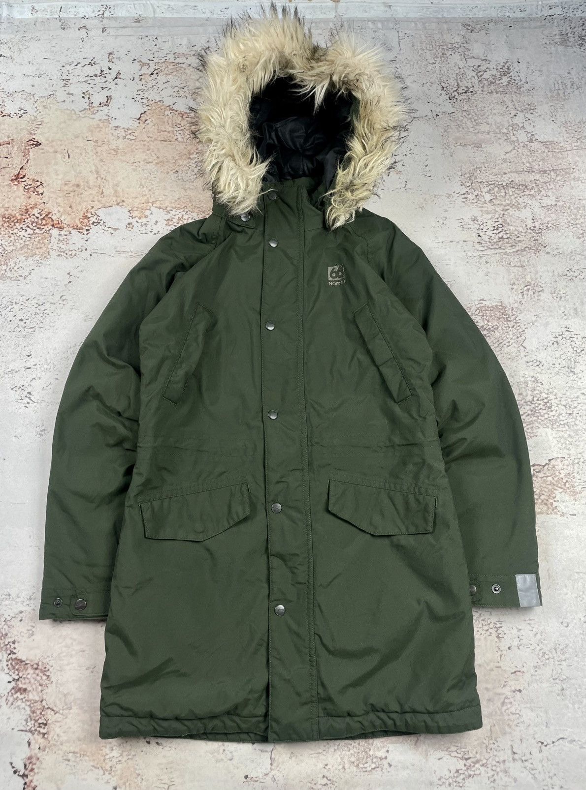 66 North 66North Hekla M Insulated Jacket Green womans Winter Long Size M / US 6-8 / IT 42-44 - 2 Thumbnail