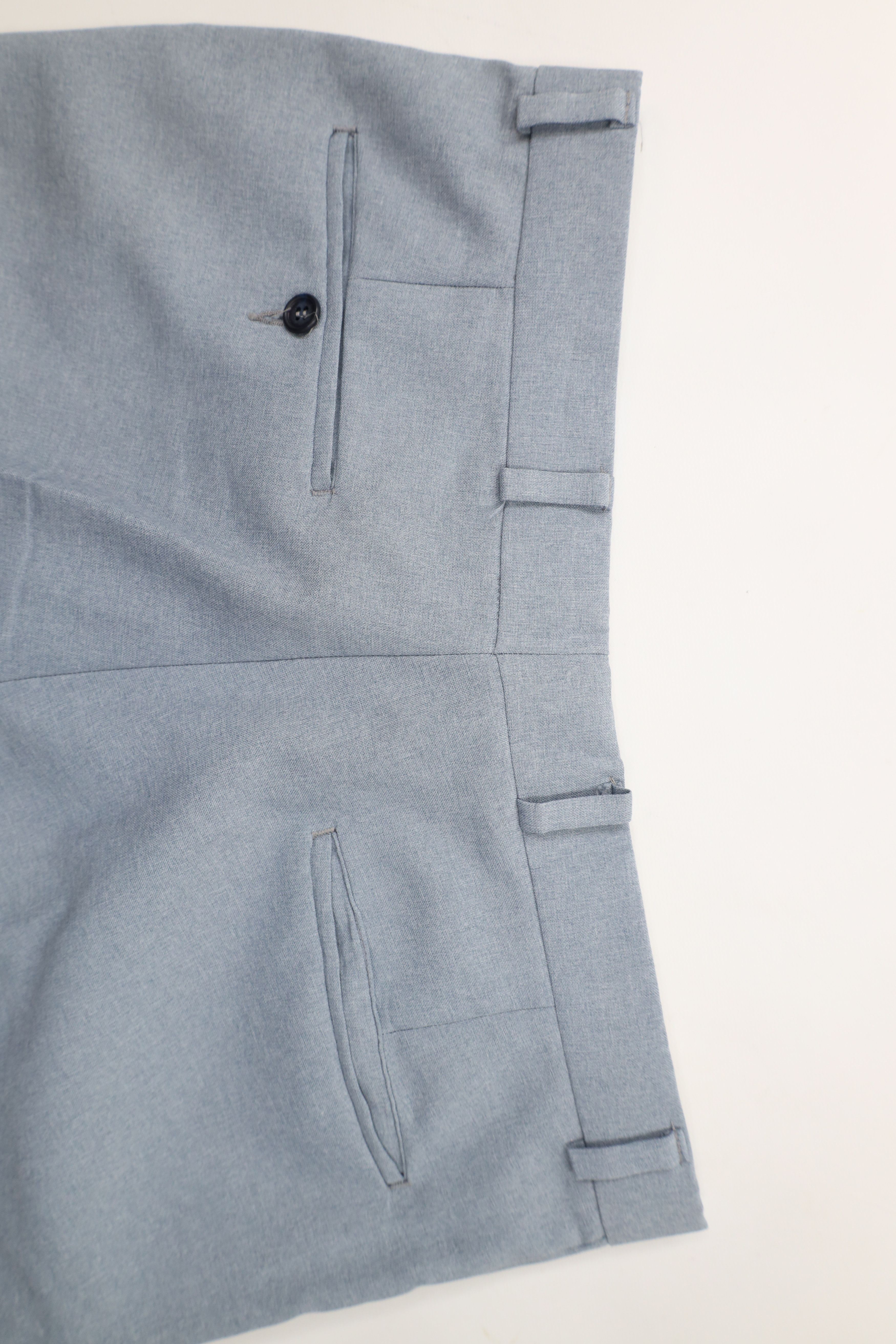 Vintage Vintage 70s Streetwear Knit Wide Leg Chino Pants Blue USA Size US 32 / EU 48 - 9 Thumbnail