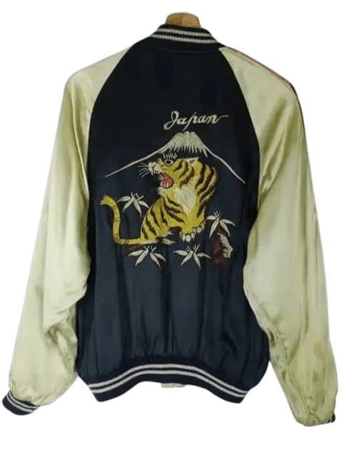 Japanese Brand × Vintage Vintage Sukajan Embroidered Logo Reversible Satin Jacket et Size US M / EU 48-50 / 2 - 1 Thumbnail