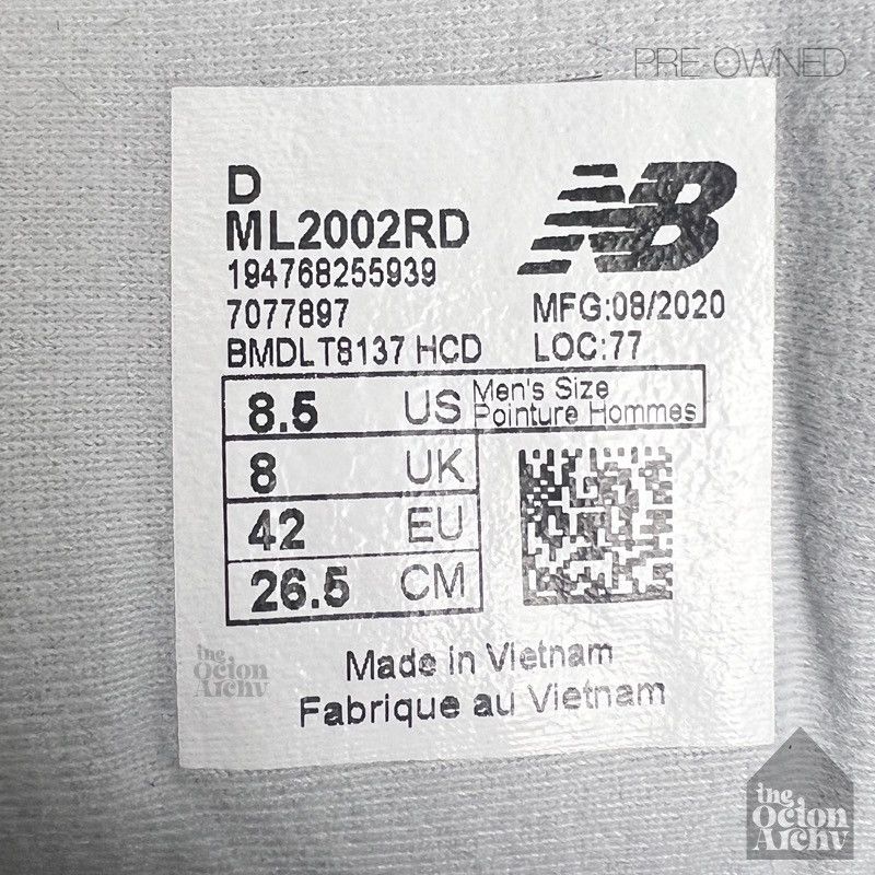 New Balance New Balance 2002 'Pigment' ML2002RD Pre-Owned Size US 8.5 / EU 41-42 - 15 Thumbnail