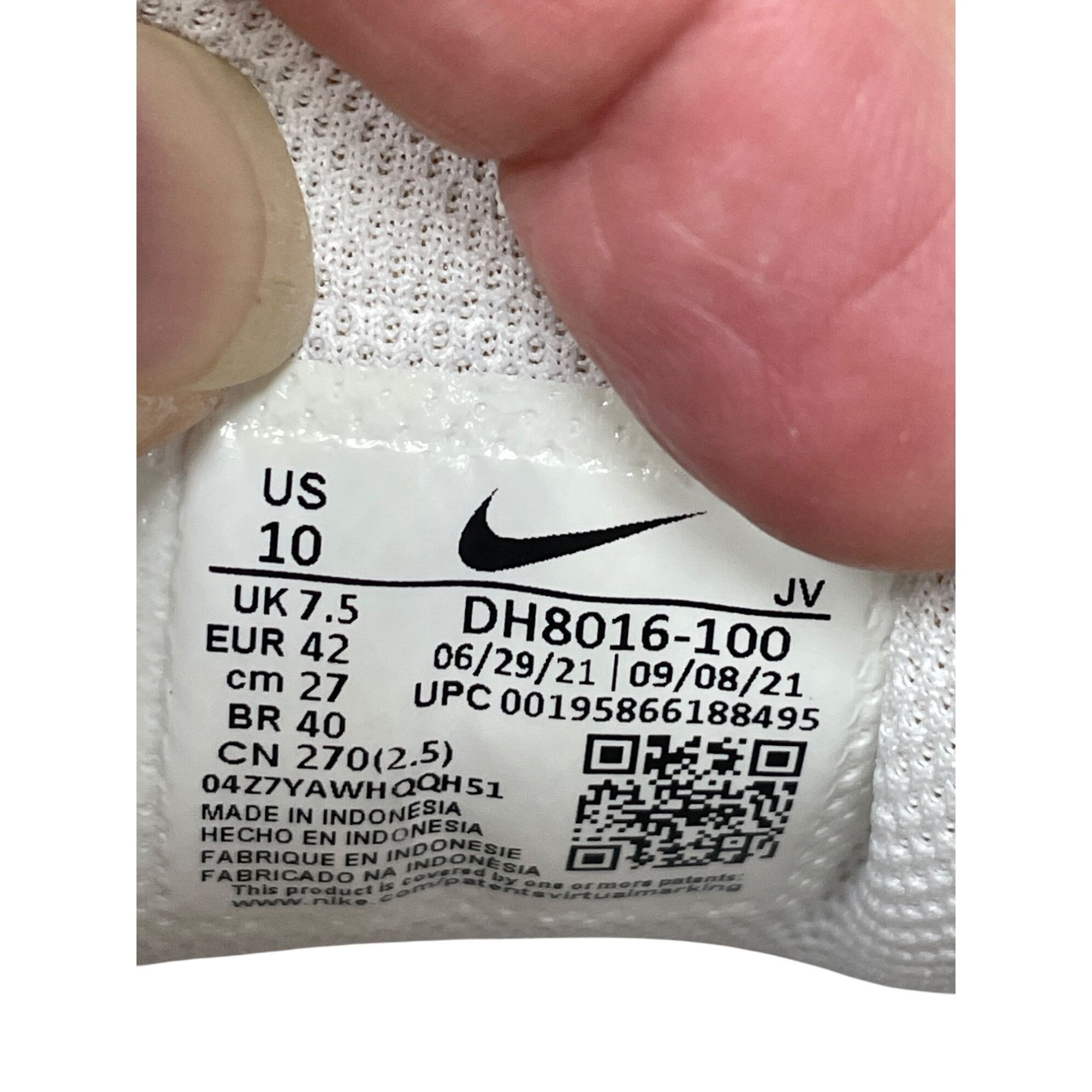 Nike Nike Air Max 97 Triple White Womans Low Top Sneakers Sz 10 S Size US 10 / IT 40 - 6 Thumbnail