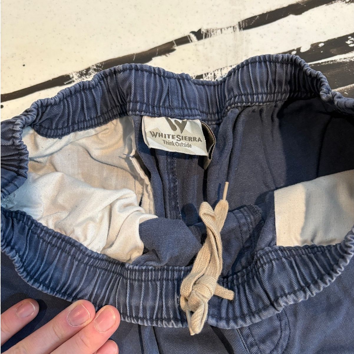 Vintage × White Sierra White Sierra Sportswear Co Blue Cargo Shorts - M 34"-30" Size US 32 / EU 48 - 3 Thumbnail