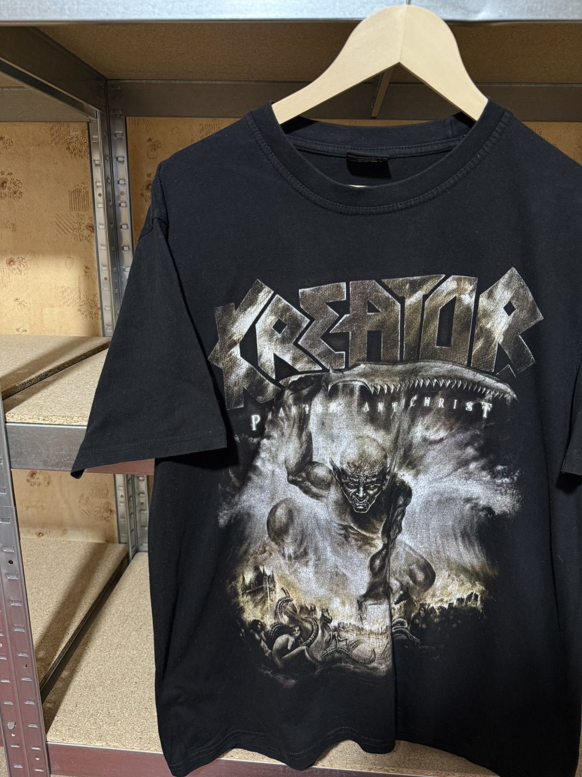 Band Tees × Vintage Vintage 2012 Kreator Phantom Antichrist Rock Band T-Shirt Size US XL / EU 56 / 4 - 3 Thumbnail