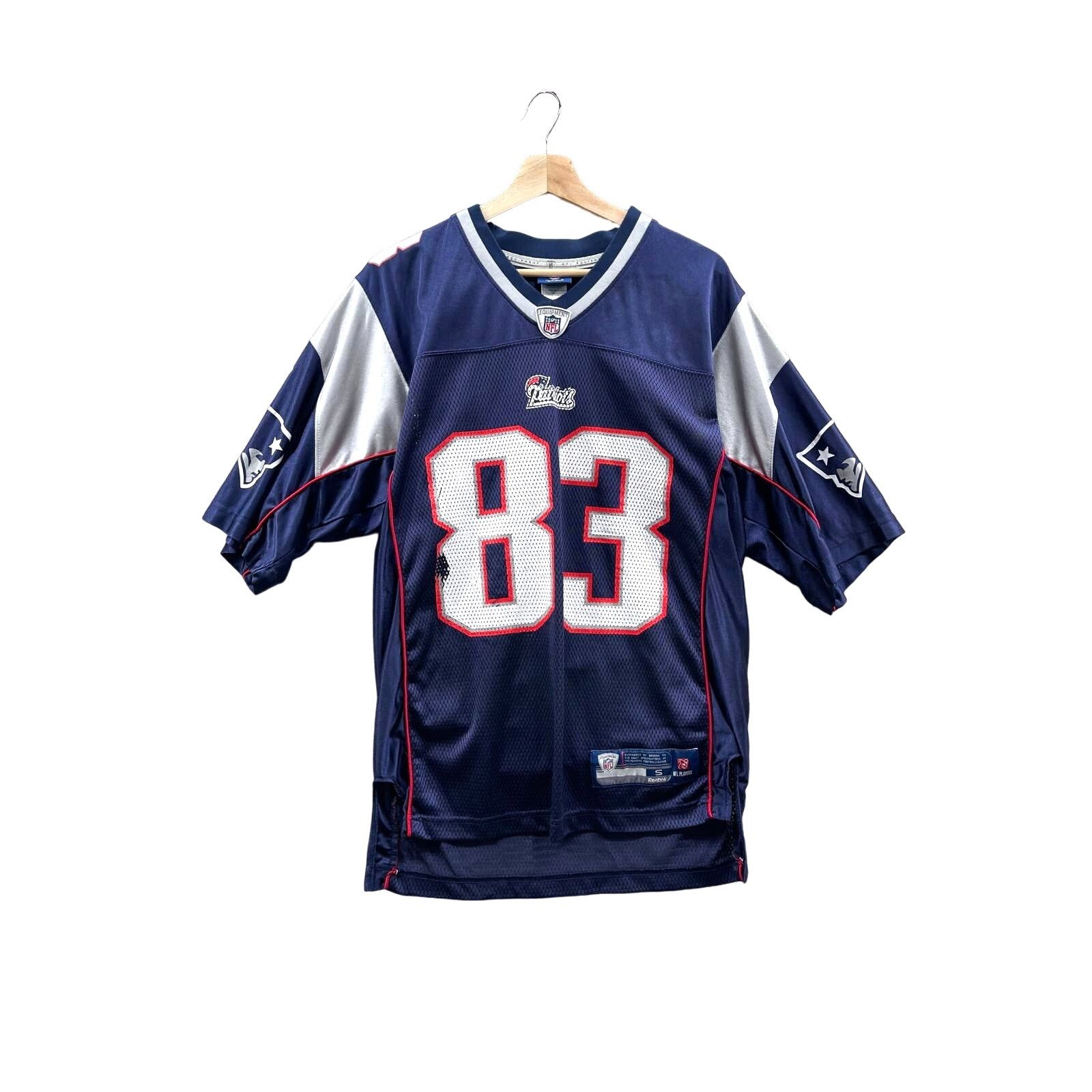 NFL × Reebok × Vintage 2000s Reebok New England Patriots Wes Welker NFL Team Jersey Size US S / EU 44-46 / 1 - 1 Thumbnail