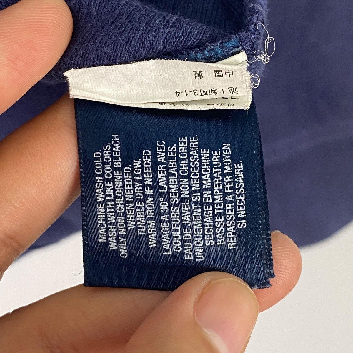 Polo Ralph Lauren × Vintage Vintage Ralph Lauren Polo Quater Zip Small Embroidered Blue Size US M / EU 48-50 / 2 - 6 Thumbnail