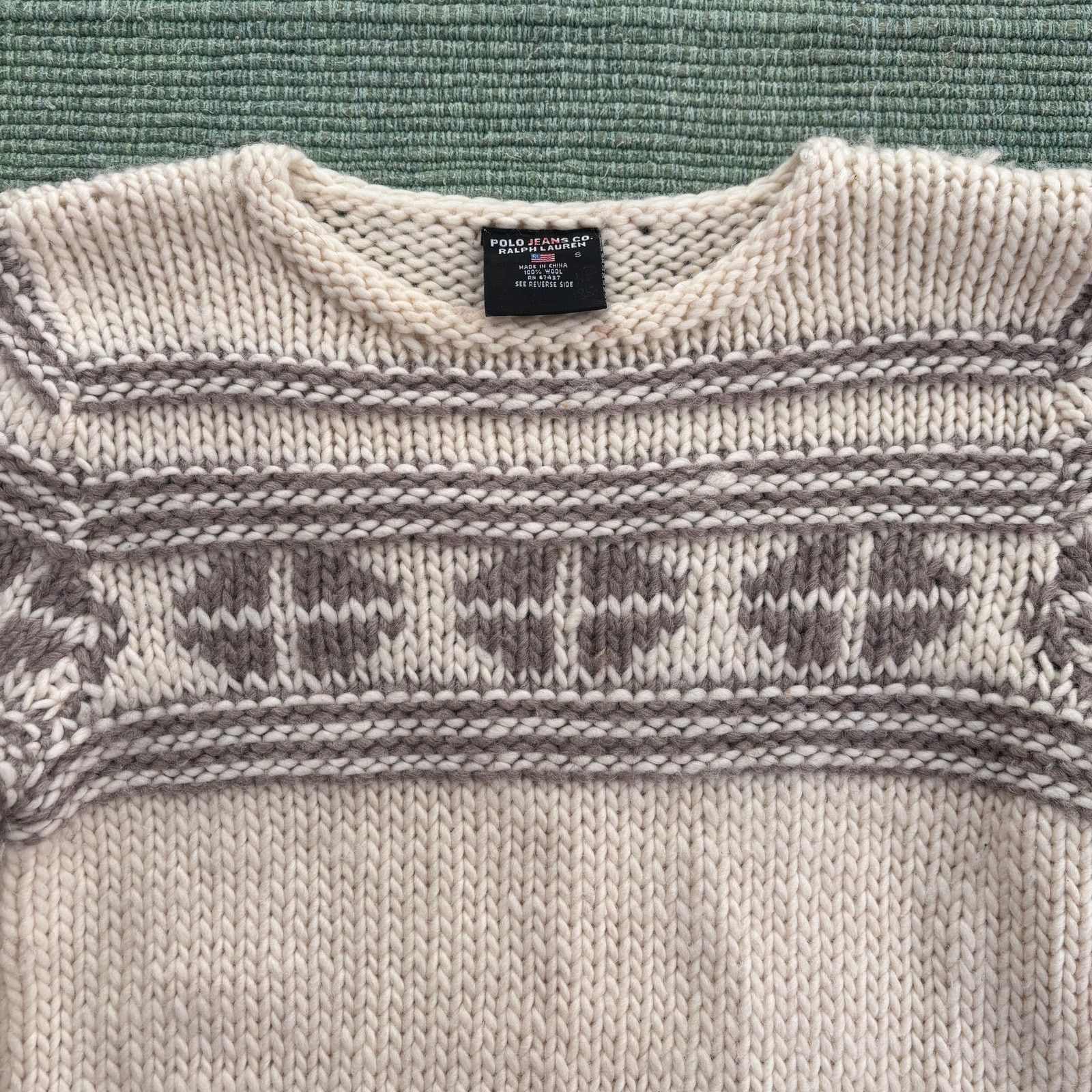 Polo Ralph Lauren × Vintage Vintage Polo Ralph Lauren Womens Southwestern Wool Sweater S Size S / US 4 / IT 40 - 2 Thumbnail