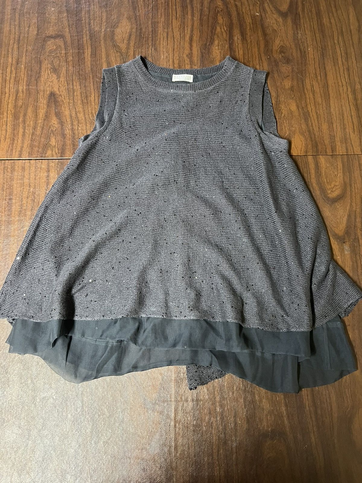 image of Brunello Cucinelli Grey Outerware in Greco, Women's