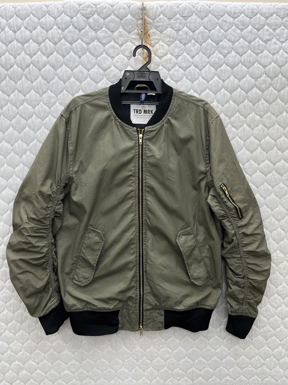 image of Archival Clothing x Divided Steals H&m Divided Bomber Jacket in Green, Men's (Size Medium)