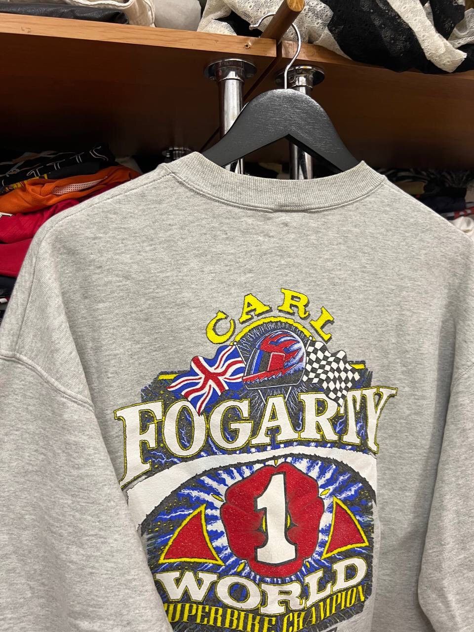 Vintage Vintage Carl Fogarty 916 sweatshirt Size US XL / EU 56 / 4 - 8 Thumbnail