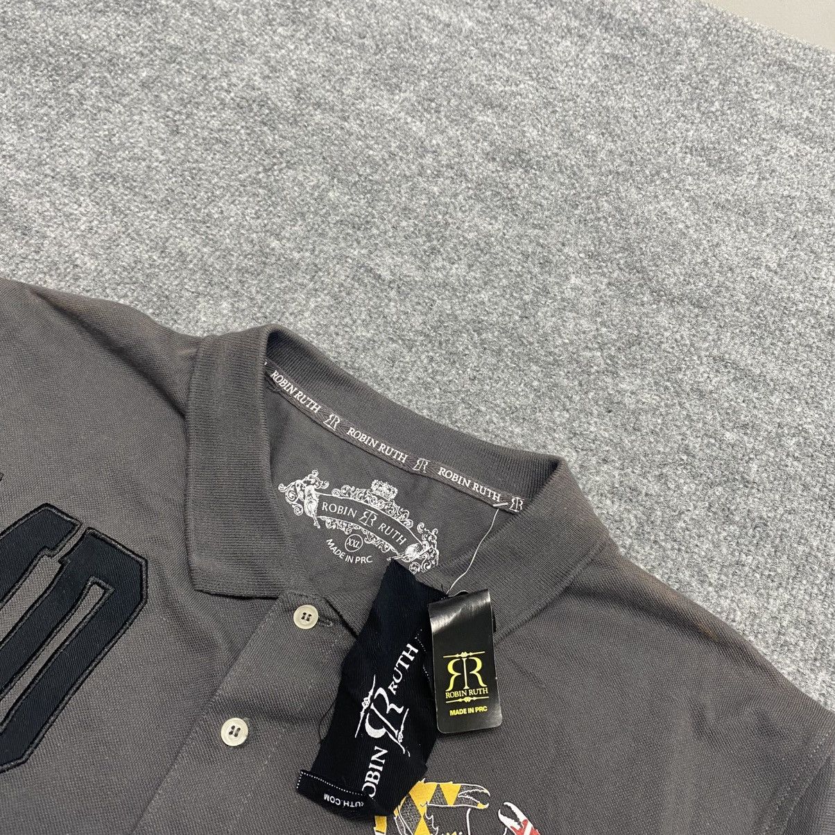 Robin Ruth Robin Ruth Grey Polo Shirt Baltimore MD Size XX-Large Size US XXL / EU 58 / 5 - 6 Thumbnail