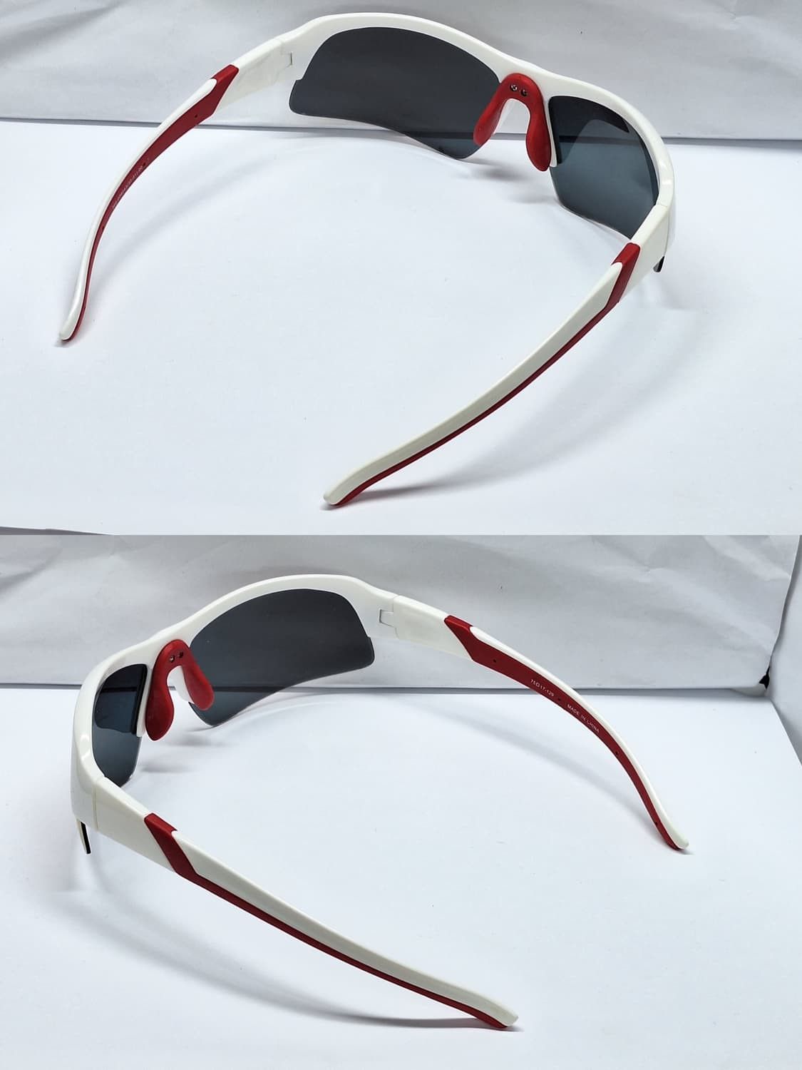 Other VINTAGE 2000s Y2K White & Red Sporty Goggle Sunglasses Size ONE SIZE - 8 Thumbnail