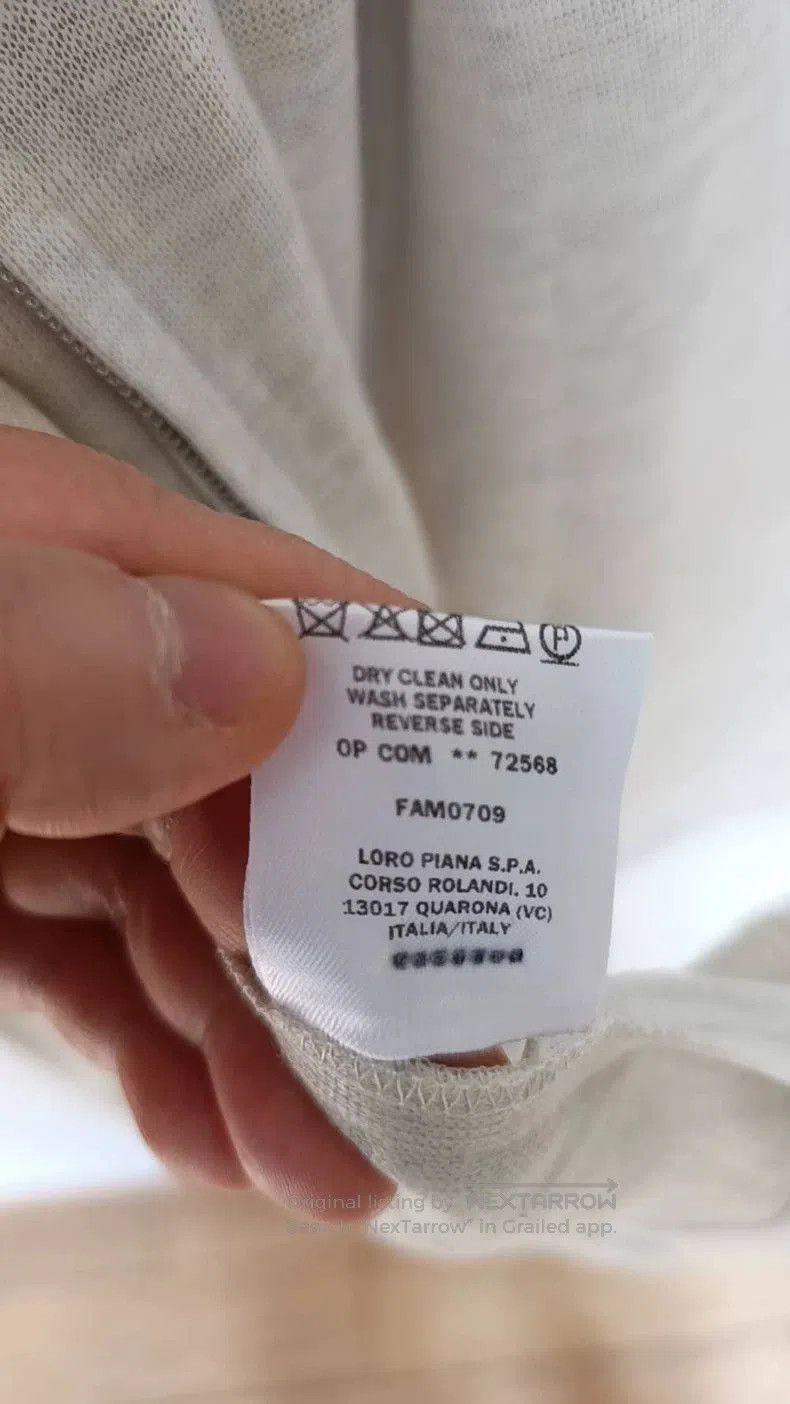 Loro Piana Loro Piana Spring Summer Hoodie. Size US M / EU 48-50 / 2 - 5 Thumbnail