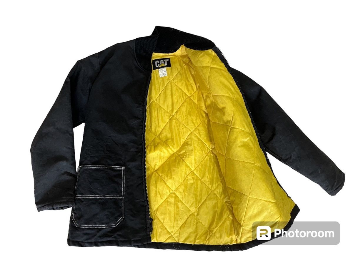 Caterpillar Vintage 90s CAT Duck Canvas Caterpillar Chore Coat Jacket Size US M / EU 48-50 / 2 - 2 Thumbnail