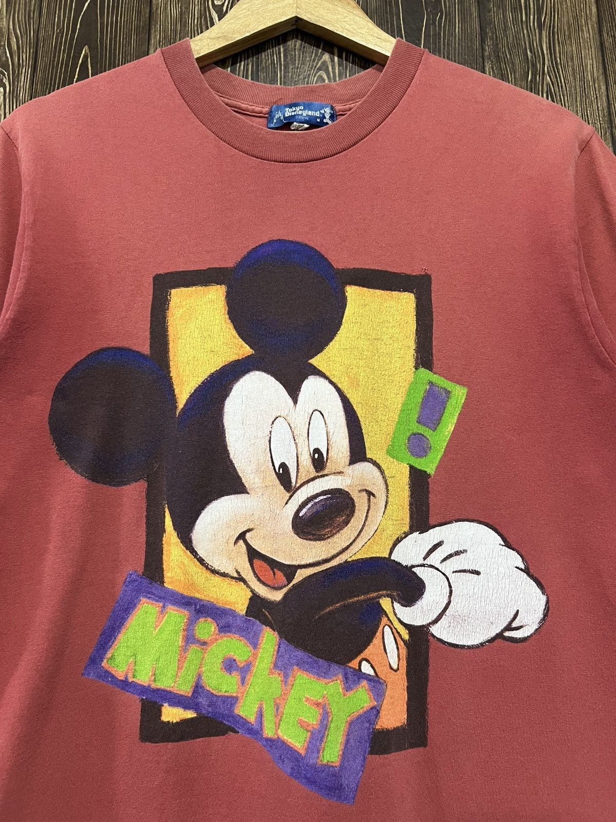 Mickey Mouse Vintage 90s Mickey Potrait Tshirt Size US M / EU 48-50 / 2 - 2 Thumbnail
