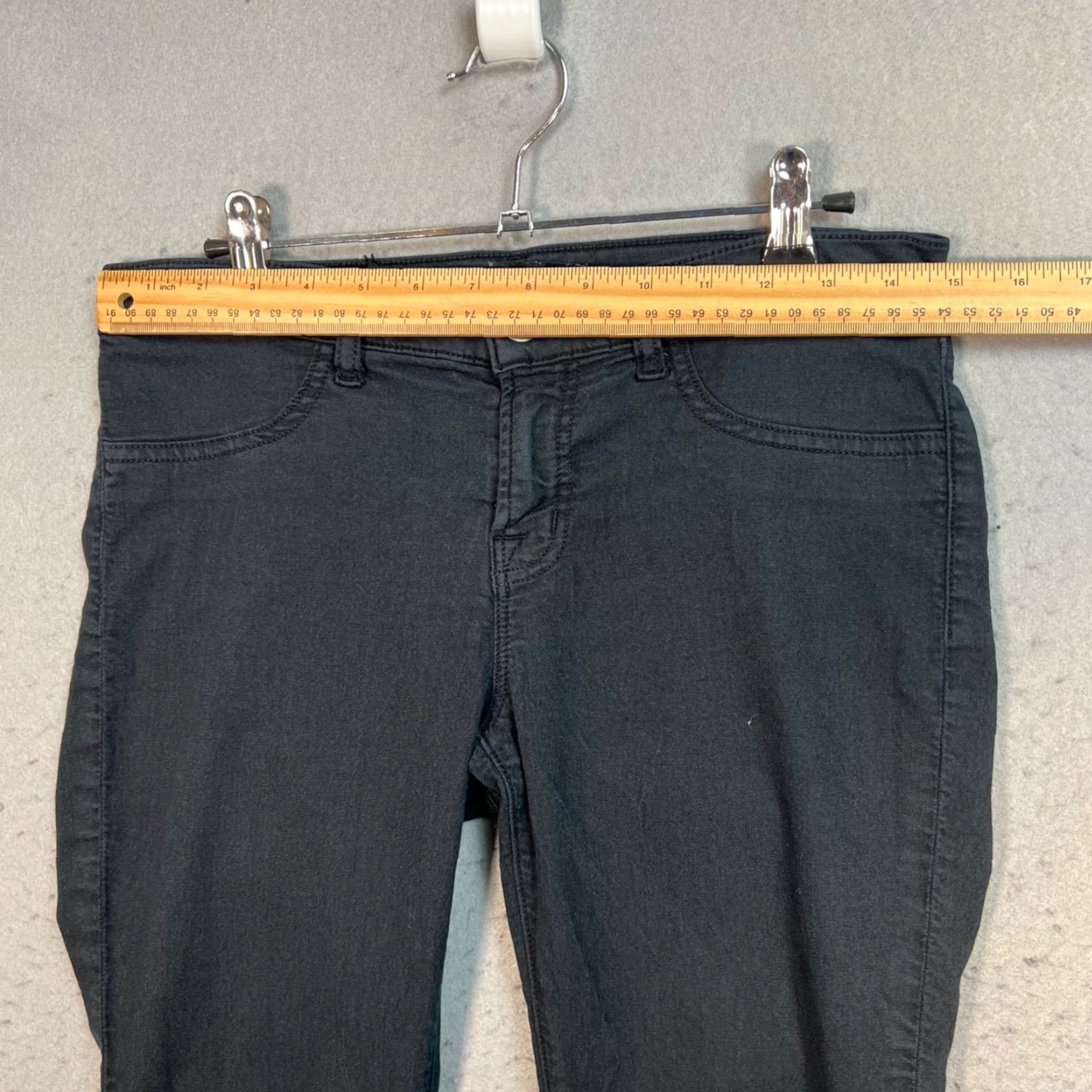 J Brand J Brand Jeans Womens Black Super Skinny Size 29 Cotton Blend Denim Size 29" - 6 Thumbnail
