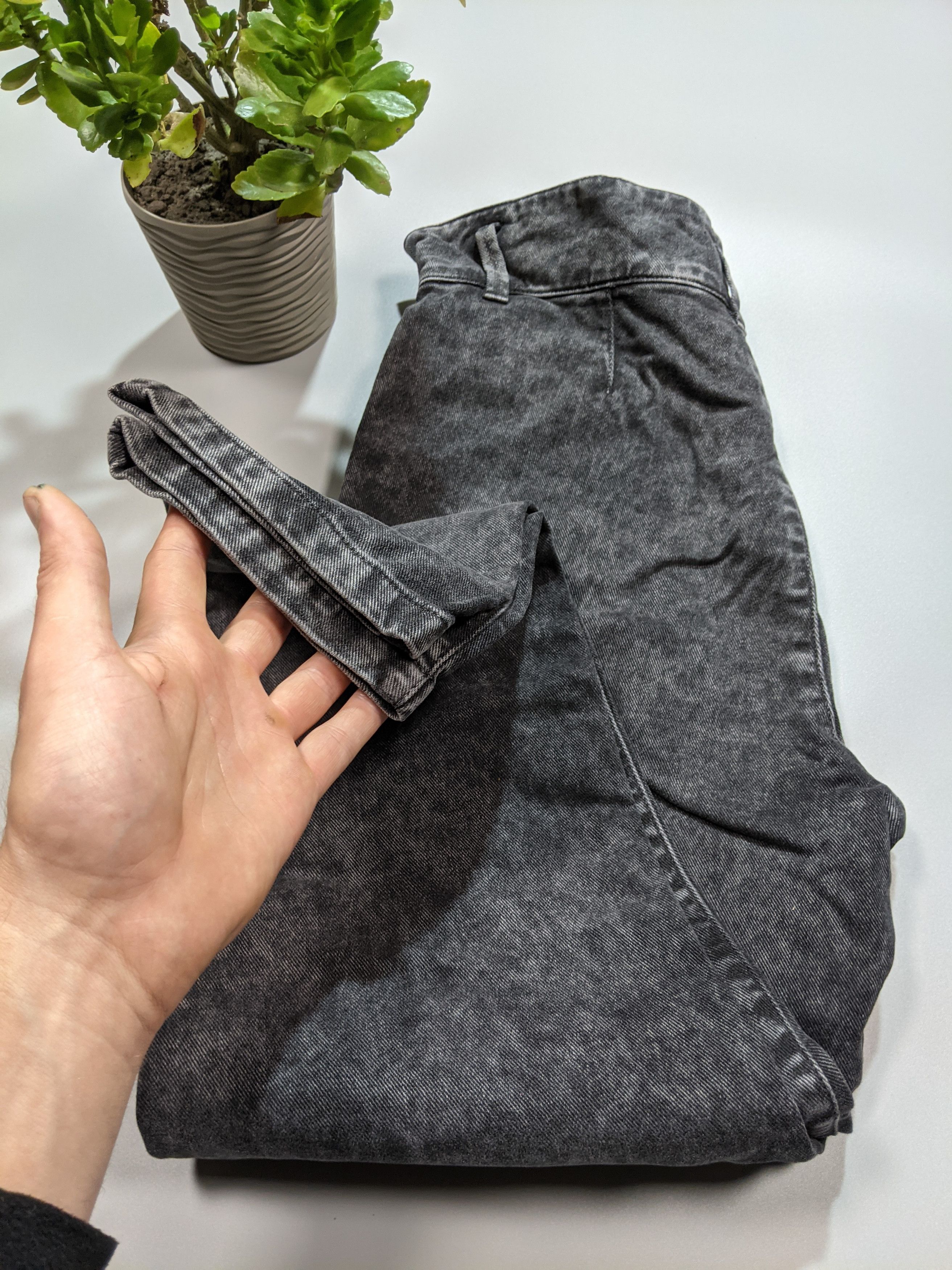 Japanese Brand × Sezane SEZANE Womens Boyfriend Jeans W31 L27 Acid Wash Gray Pants Size 27" / US 4 / IT 40 - 2 Thumbnail