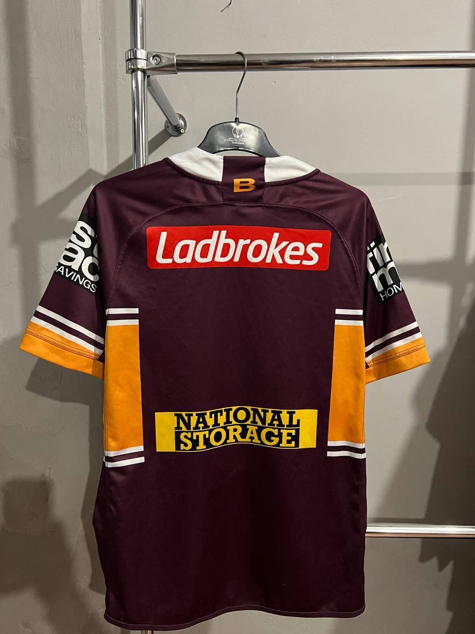 New Zealand Outback 2019 NRL BRONCOS BRISBANE RUGNY UNION SHIRT JERSEY ISC 2XL Size US XXL / EU 58 / 5 - 16 Thumbnail