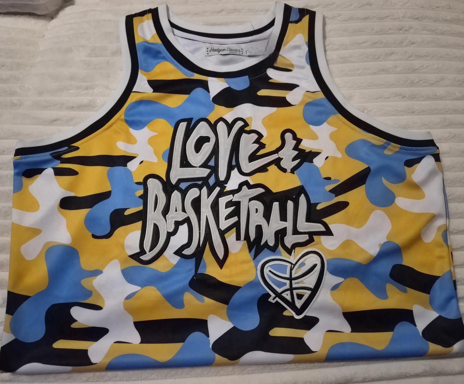 Unknown London Mens Basketball Jersey Camouflage Wright Love & Basketball Size ONE SIZE - 2 Thumbnail
