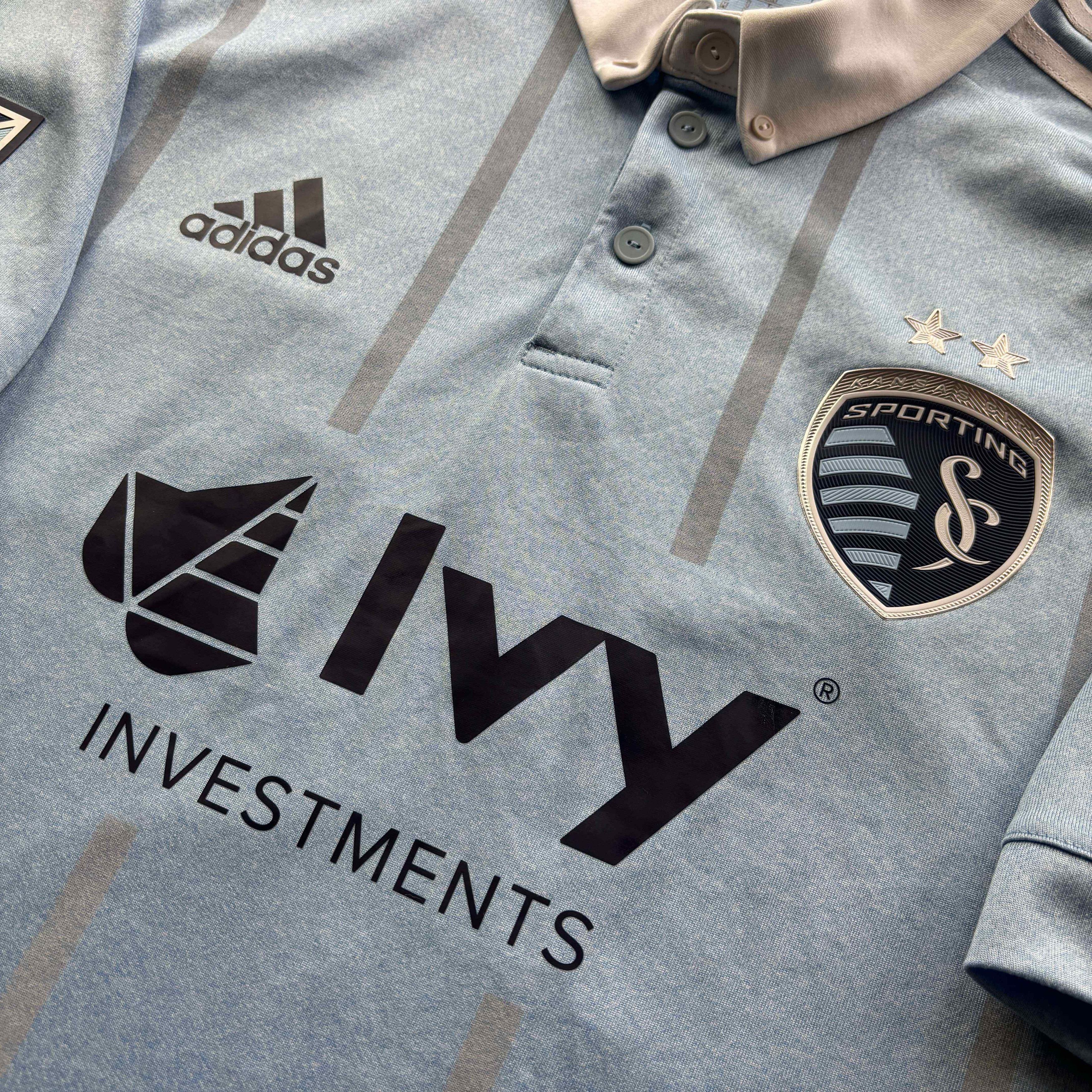 Adidas MATCH WORN Sporting Kansas City 2018 Russell football jersey Size US M / EU 48-50 / 2 - 3 Thumbnail