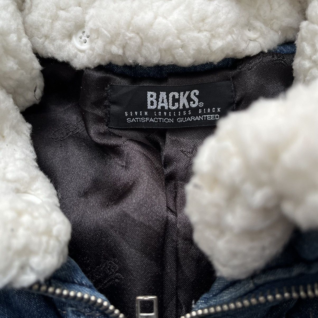 Japanese Brand BACKS JAPAN Cargo Bondage Jacket Denime Fur Faux LGB Style Size M / US 6-8 / IT 42-44 - 6 Thumbnail